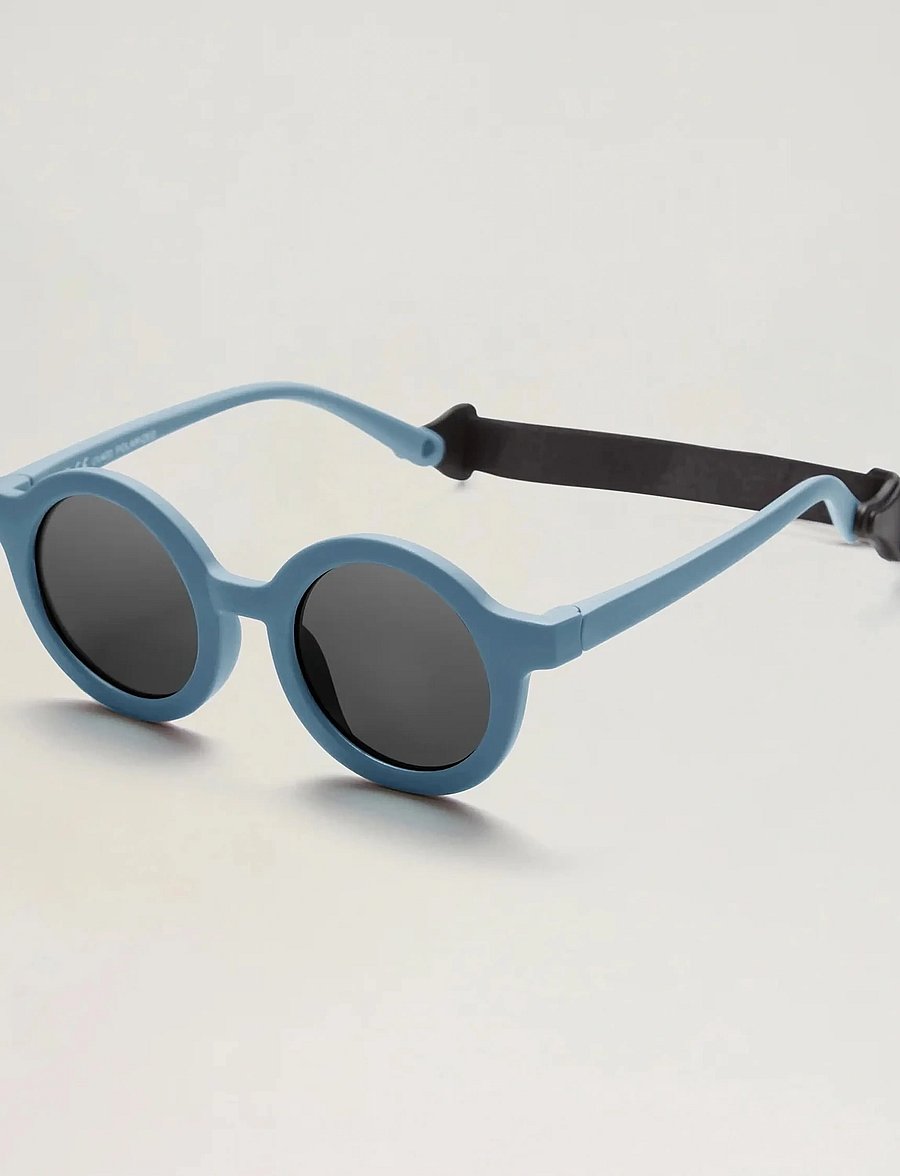 BabyMocs - BabyMocs Child Signature Bendable Sunglasses - solbriller - blue - 4