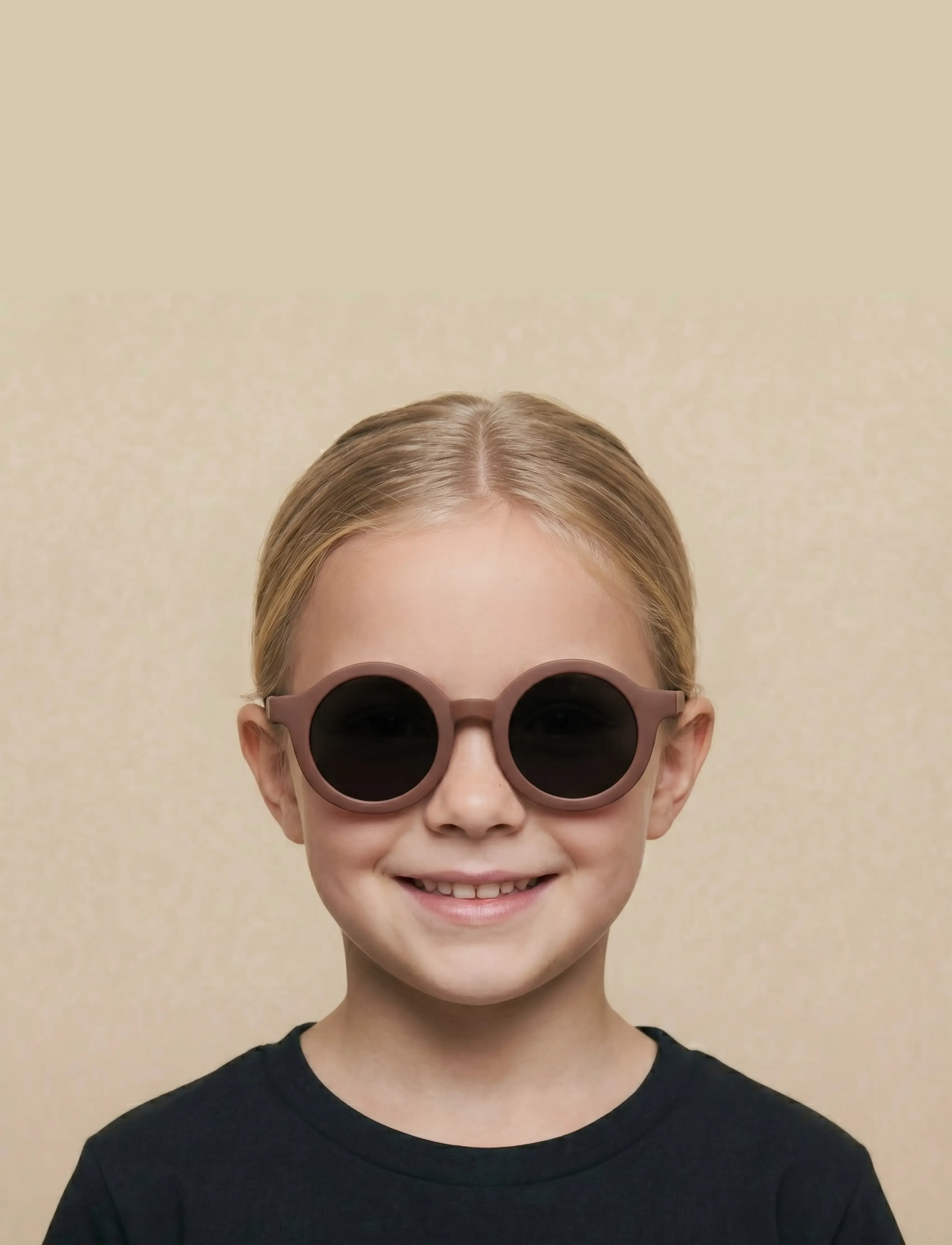 BabyMocs Babymocs Child Signature Bendable Sunglasses, 1.5-8Y, Brown, Tilbehør > Solbriller, Børn