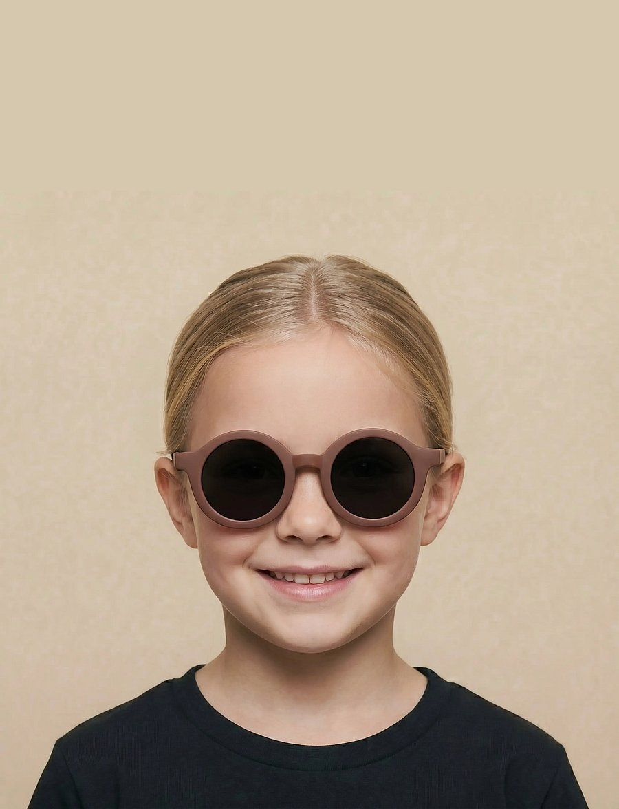 BabyMocs - BabyMocs Child Signature Bendable Sunglasses - solbriller - brown - 0