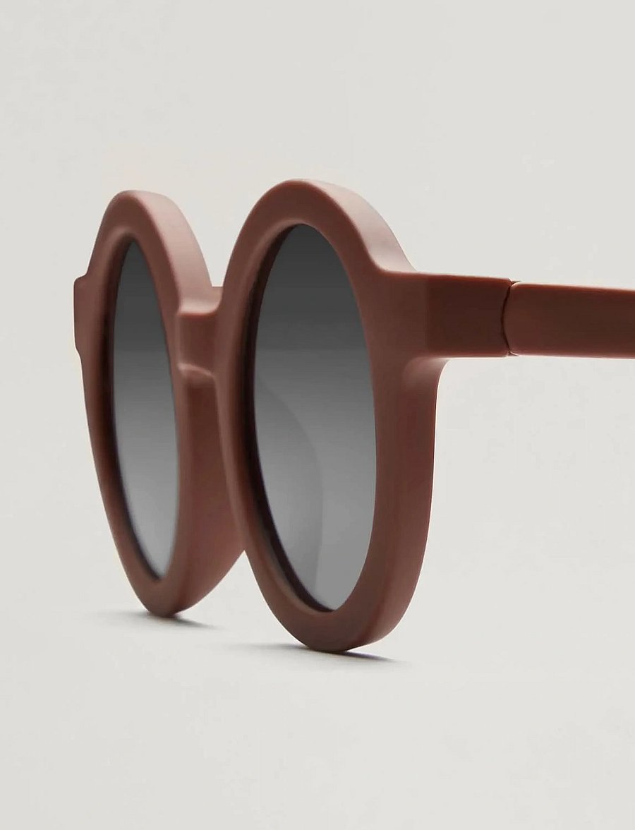 BabyMocs - BabyMocs Child Signature Bendable Sunglasses - solbriller - brown - 4
