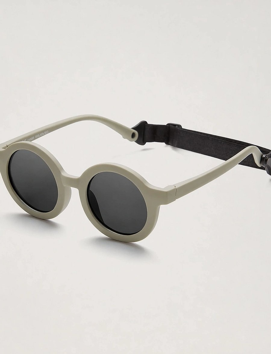 BabyMocs - BabyMocs Child Signature Bendable Sunglasses - solbriller - khaki - 5