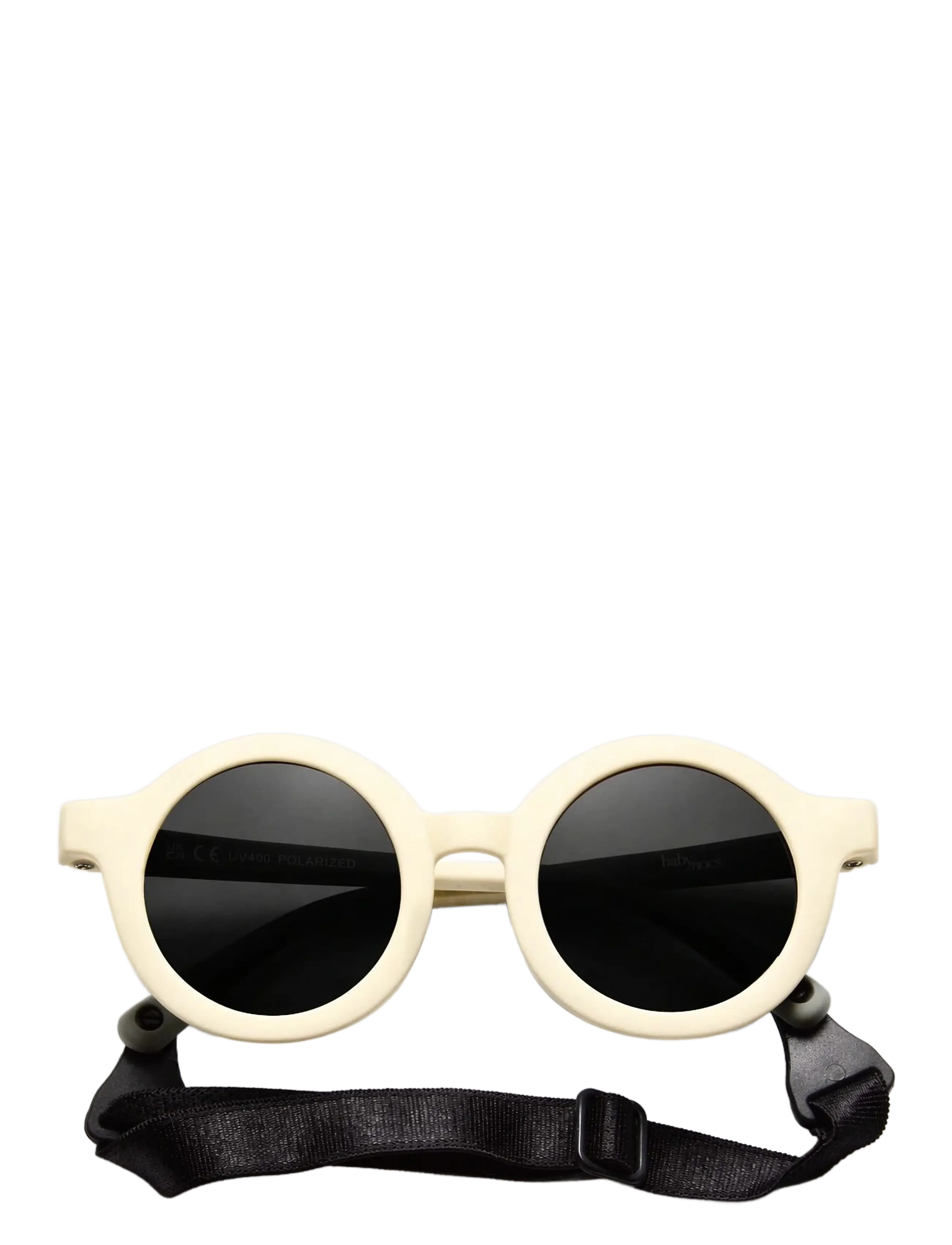 BabyMocs BabyMocs Child Signature Bendable Sunglasses - BabyMocs - MILK / cream