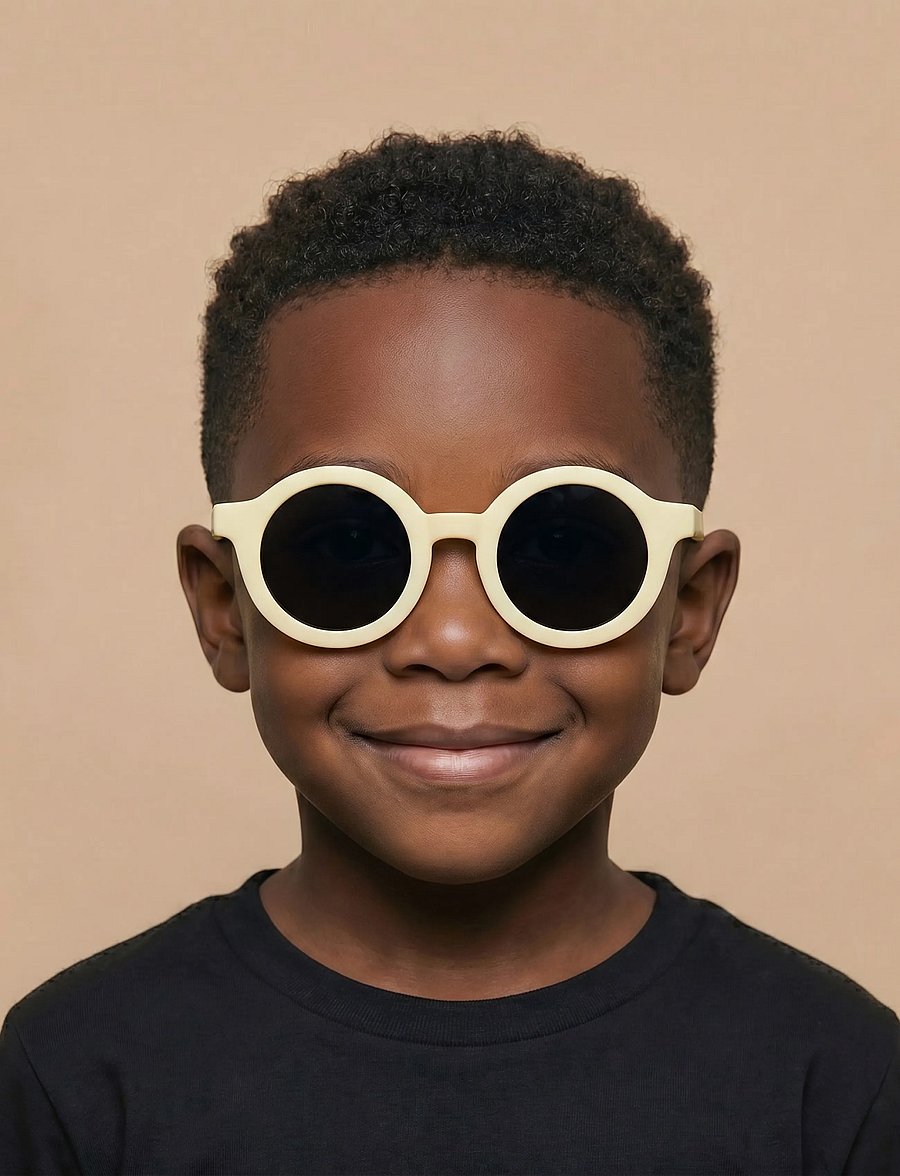 BabyMocs - BabyMocs Child Signature Bendable Sunglasses - solbriller - milk - 0