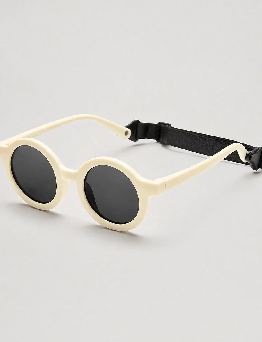 BabyMocs - BabyMocs Child Signature Bendable Sunglasses - solbriller - milk - 5