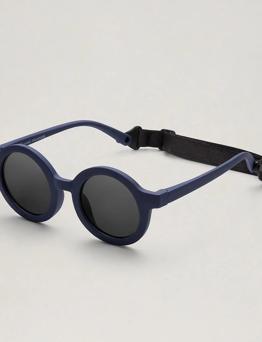 BabyMocs - BabyMocs Child Signature Bendable Sunglasses - solbriller - navy - 5
