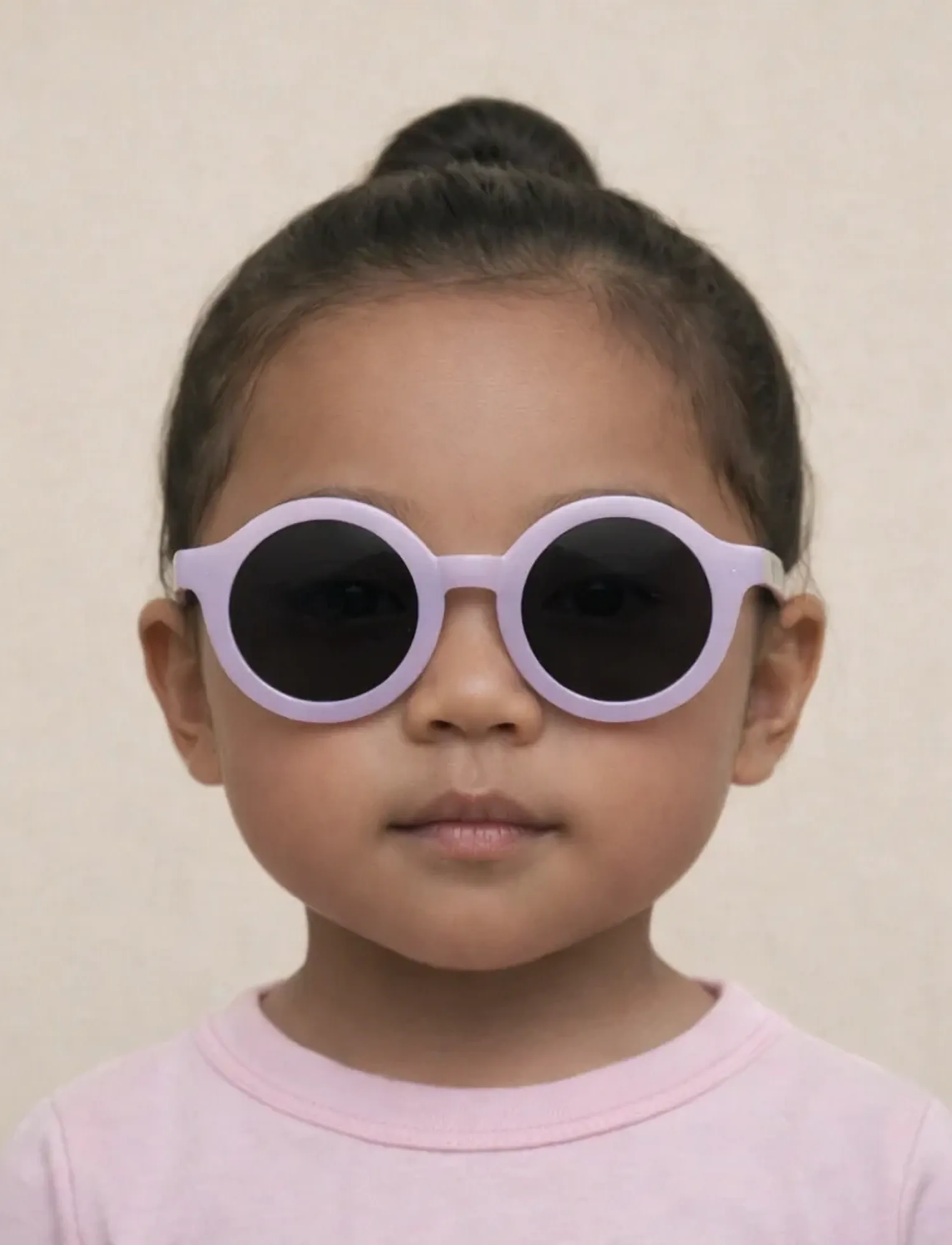BabyMocs Child Signature Bendable Sunglasses, Børn, Børne Runde Bøjelige Solbriller, Lila, Str: 1.5-8Y