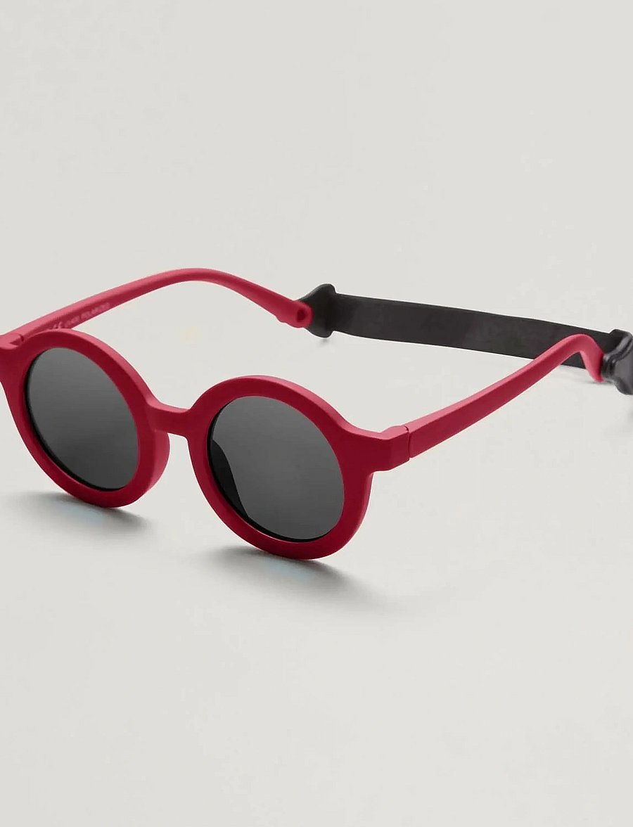 BabyMocs - BabyMocs Child Signature Bendable Sunglasses - solbriller - red - 5