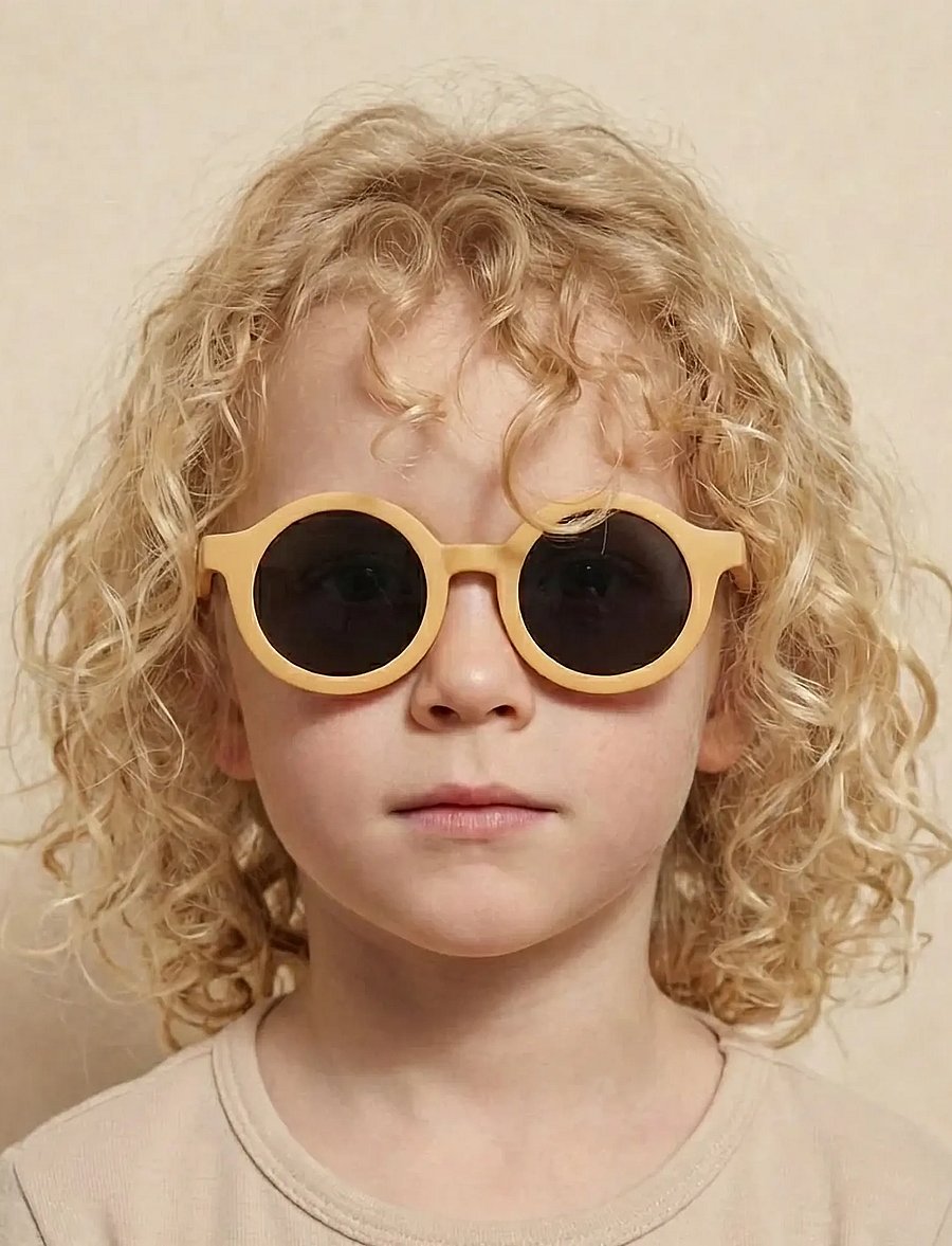 BabyMocs - BabyMocs Child Signature Bendable Sunglasses - solbriller - yellow - 0