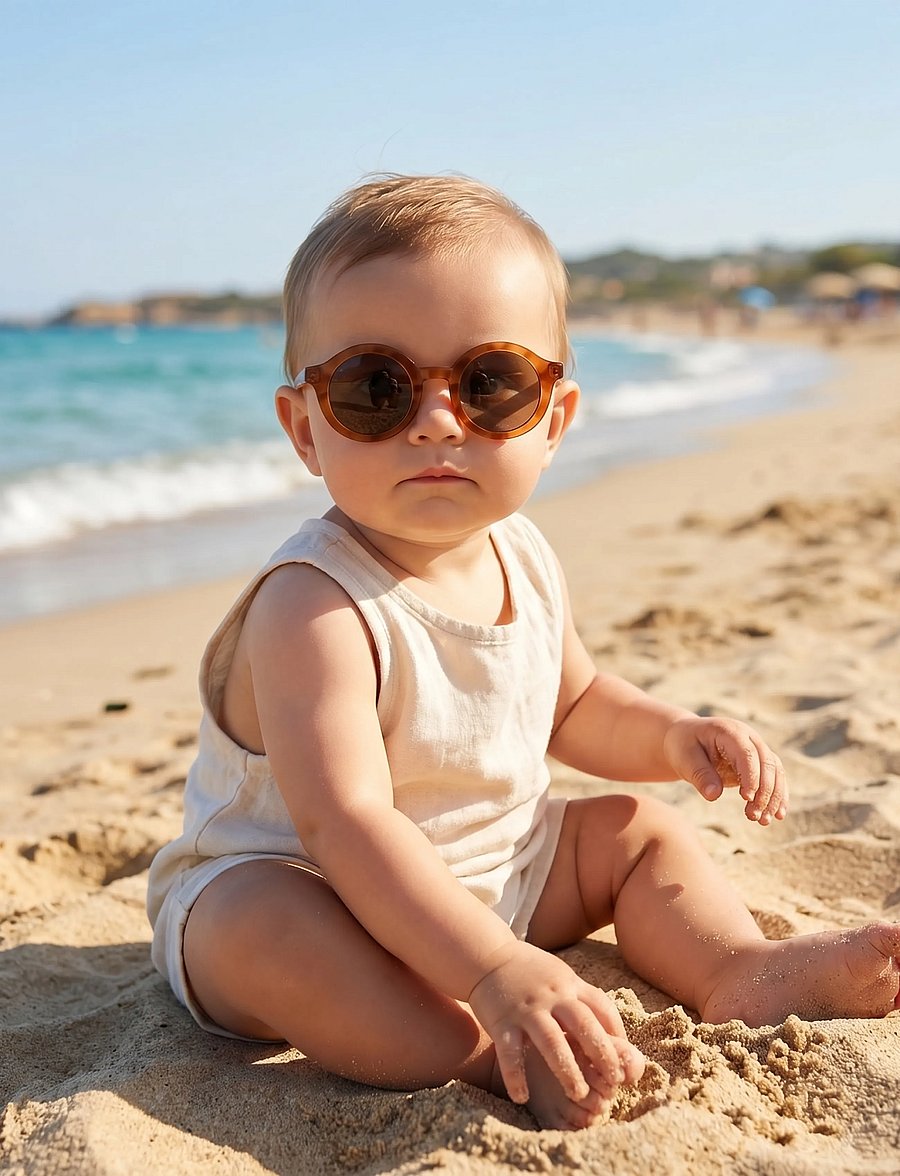 BabyMocs - BabyMocs Child Signature Sunglasses - solbriller - amber - 3