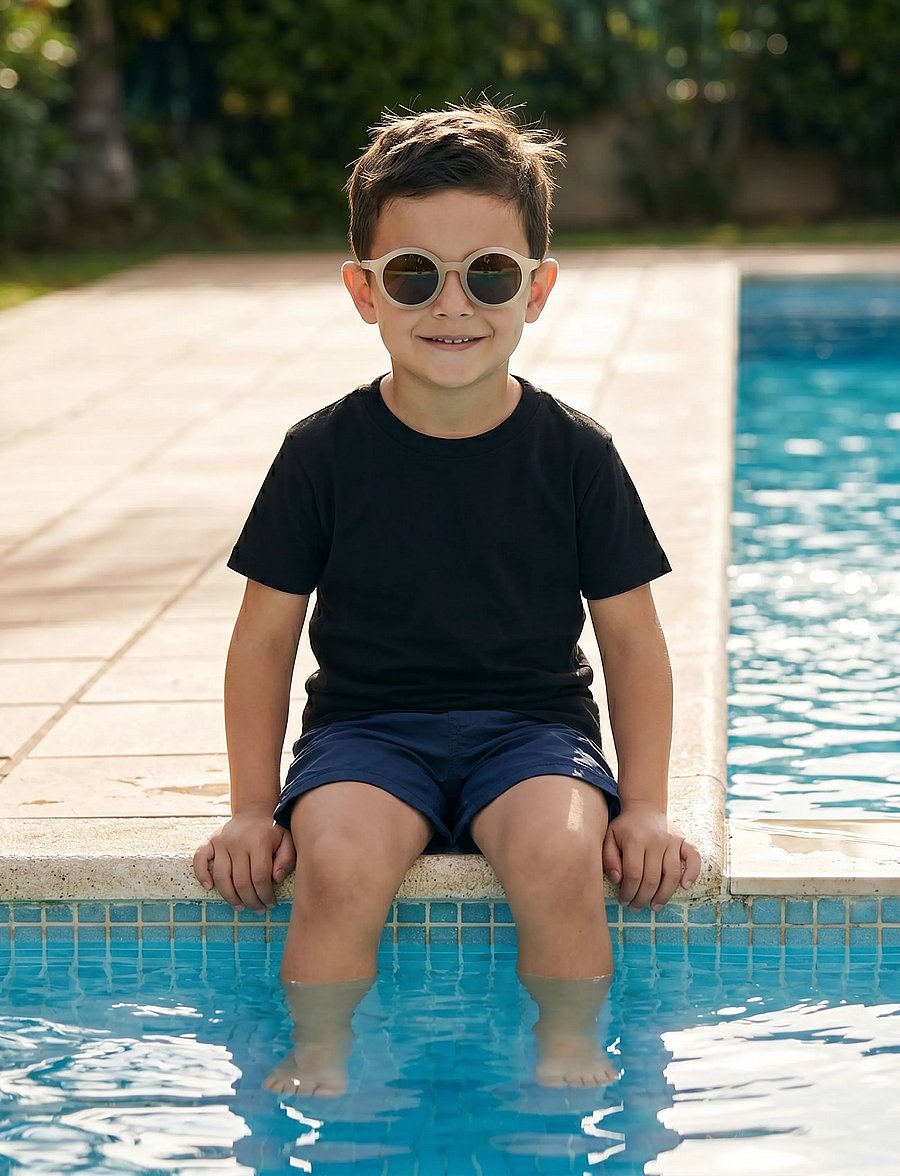 BabyMocs - BabyMocs Child Signature Sunglasses - päikeseprillid - beige - 4