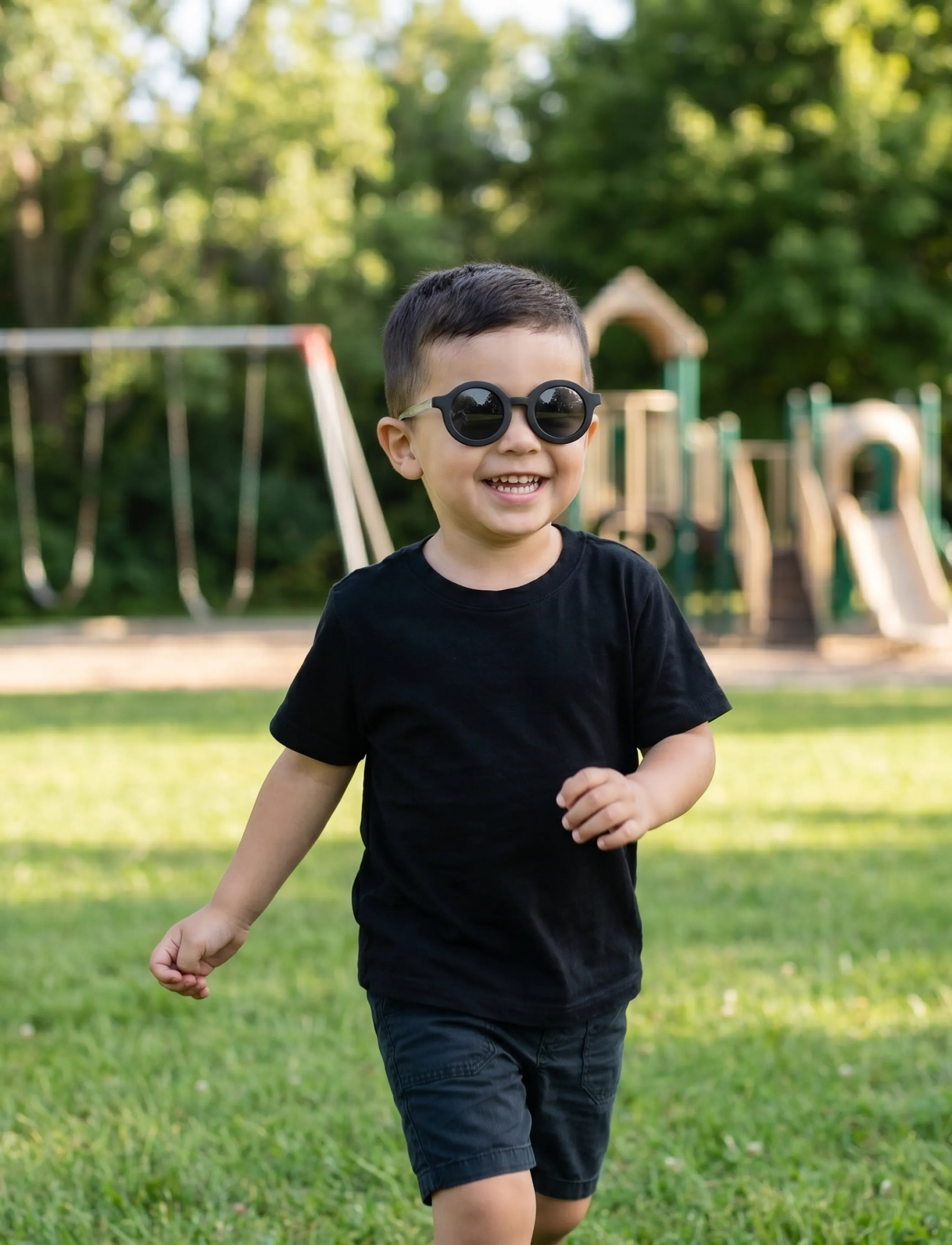 BabyMocs - BabyMocs Child Signature Sunglasses - solbriller - black - 5