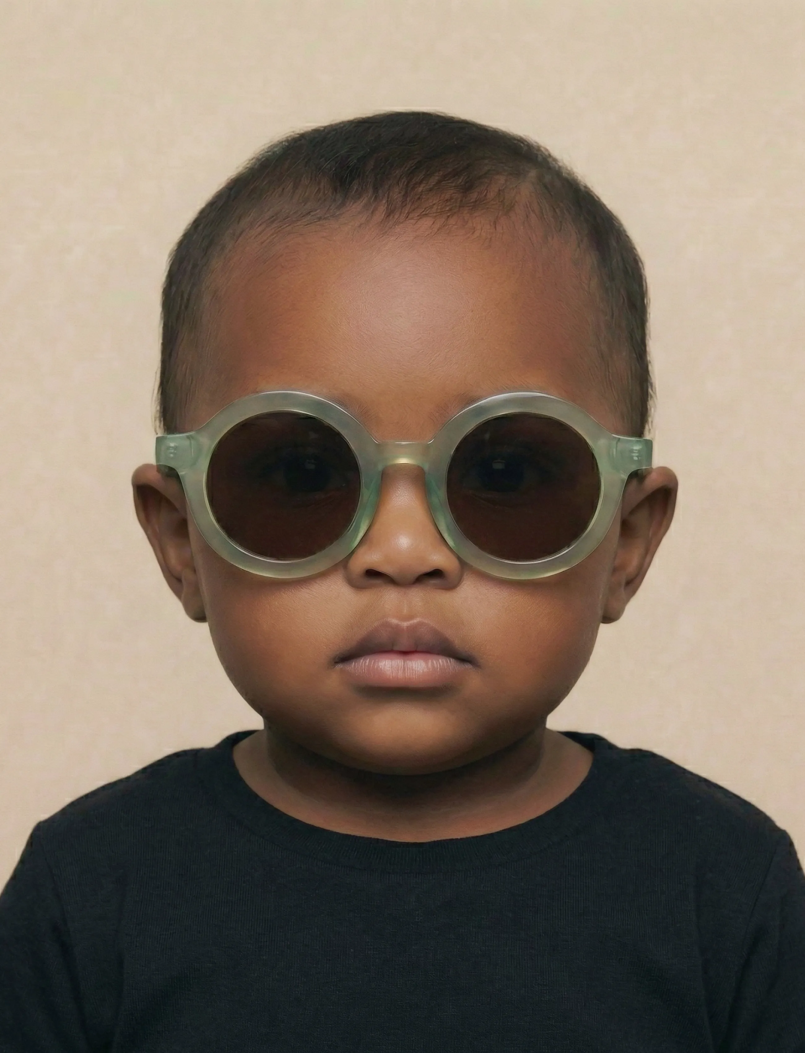 BabyMocs Babymocs Child Signature Sunglasses, 0-1.5Y, Khaki green, Tilbehør > Solbriller, Børn