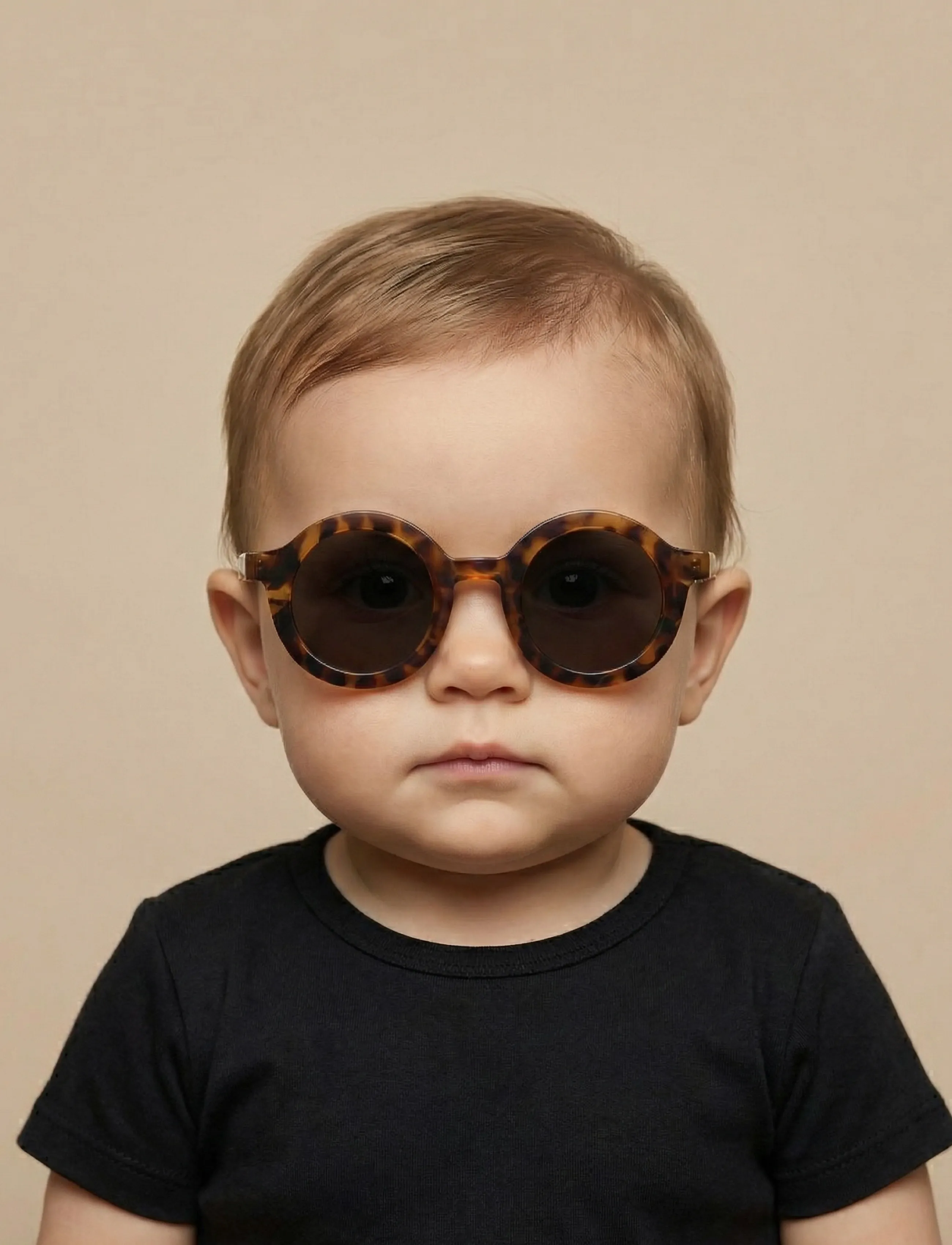 BabyMocs Babymocs Child Signature Sunglasses, 0-1.5Y, Brown, Tilbehør > Solbriller, Børn