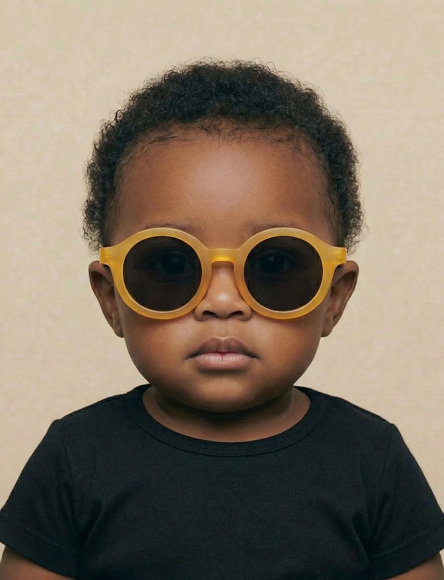 BabyMocs - BabyMocs Child Signature Sunglasses - solbriller - yellow - 0