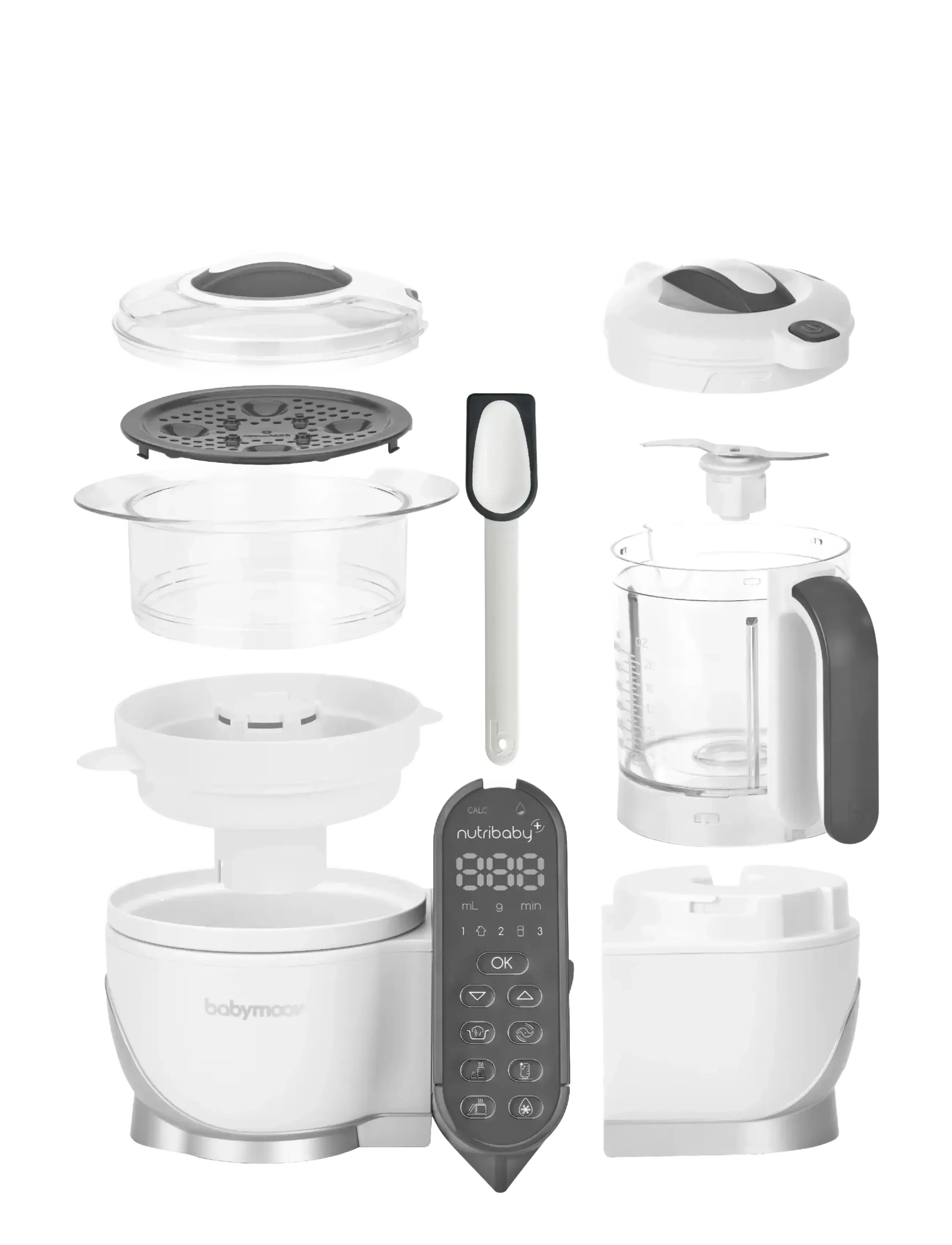 BabyMoov - BUNDLE NUTRIBABY+ ISY POUCHES - füttern - white - 3