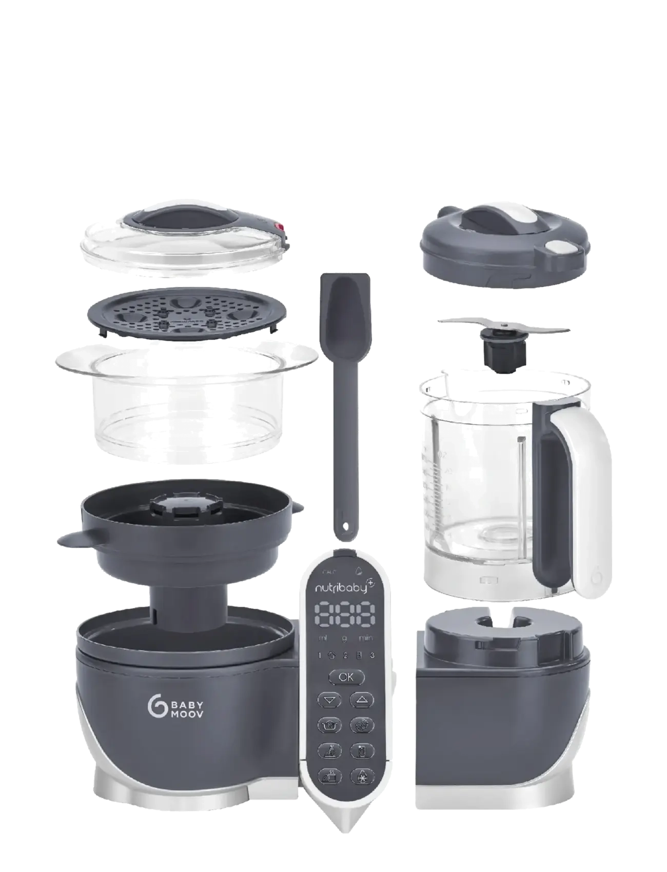 BabyMoov - NUTRIBABY+ INDUSTRIAL GREY - füttern - industrial grey - 3