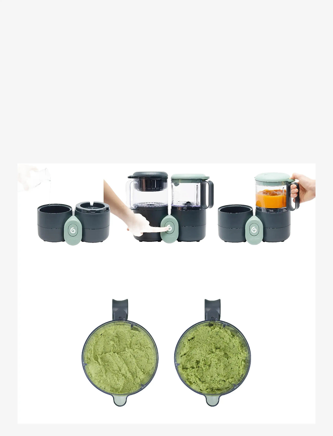 BabyMoov - NUTRIBABY ONE - serveringssæt - grey - 1