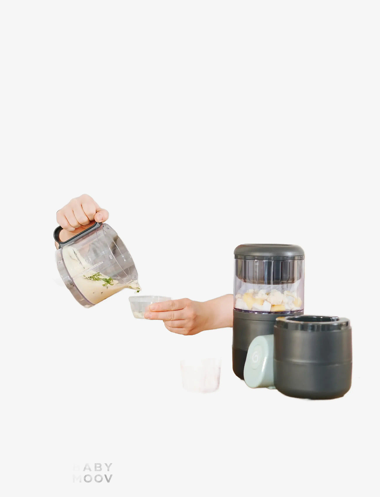 BabyMoov - NUTRIBABY ONE - serveringssæt - grey - 4