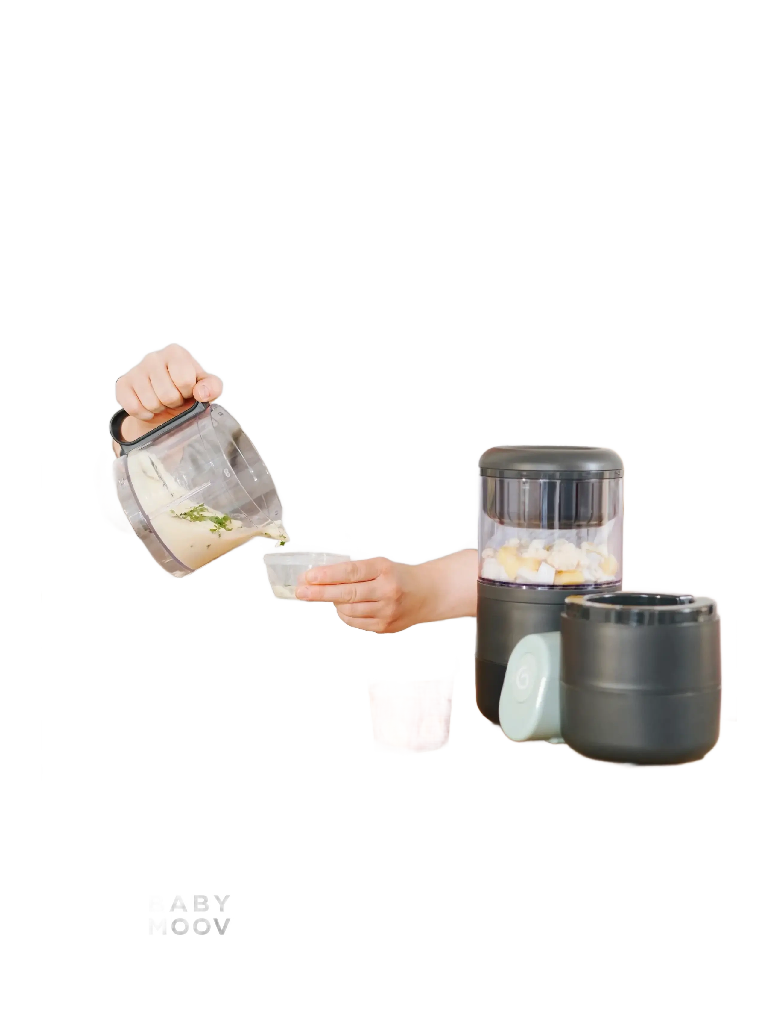 BabyMoov - NUTRIBABY ONE - serveringssæt - grey - 4