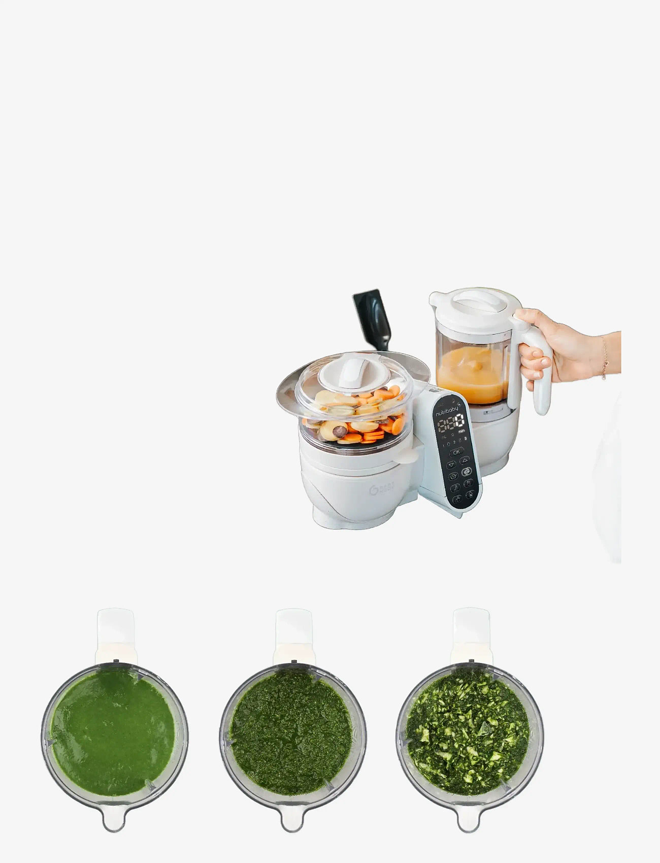 BabyMoov - NUTRIBABY+ MINERAL BEIGE - serveringssæt - mineral beige - 3