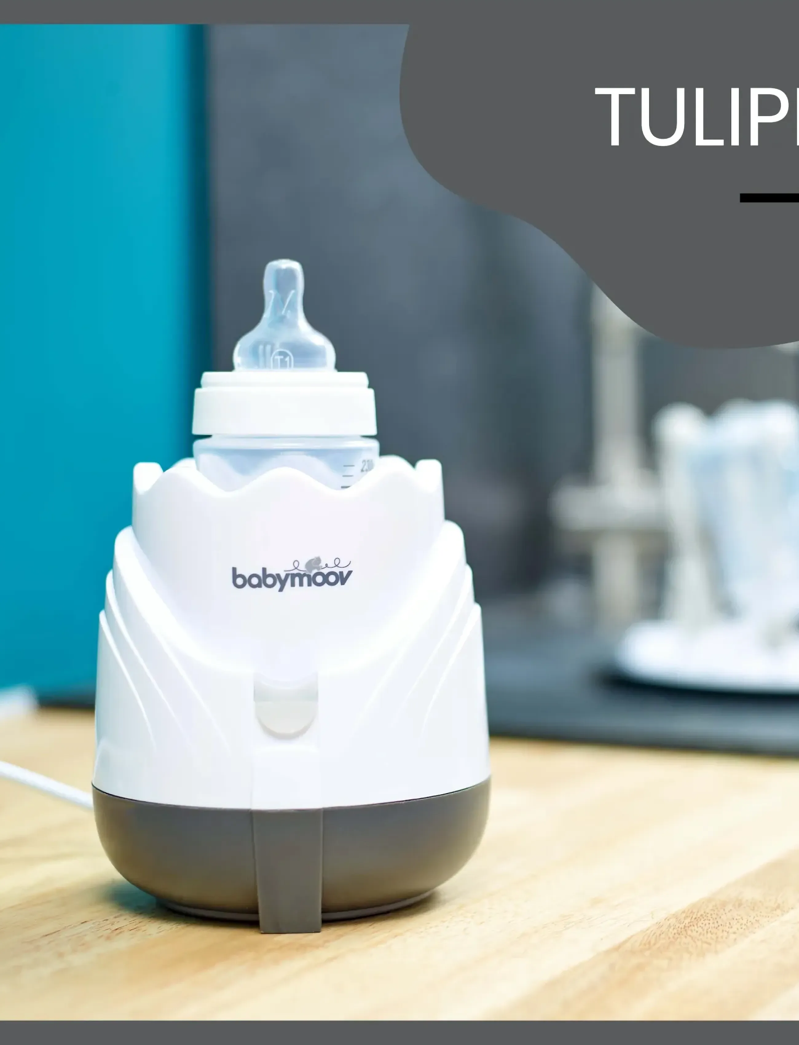 BabyMoov Tulip Bottle Warmer, One Size, Baby Feeding, Weiß - Sterilization & Heating, Kinder