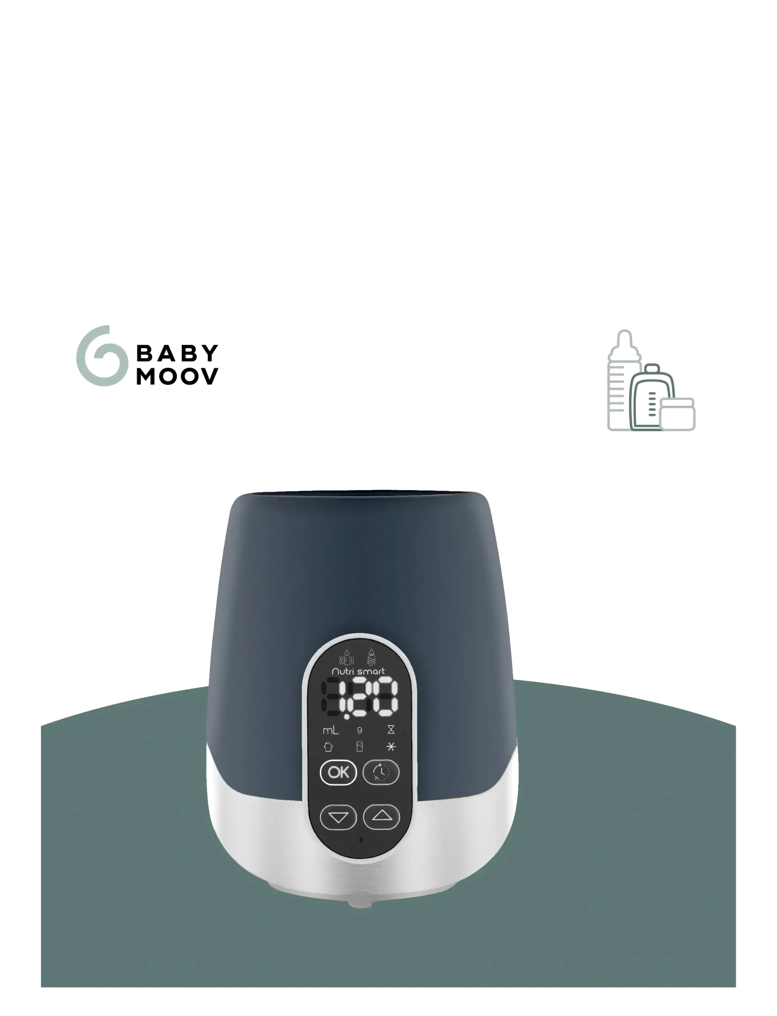 BabyMoov - NUTRI SMART - spisetid - grey - 2