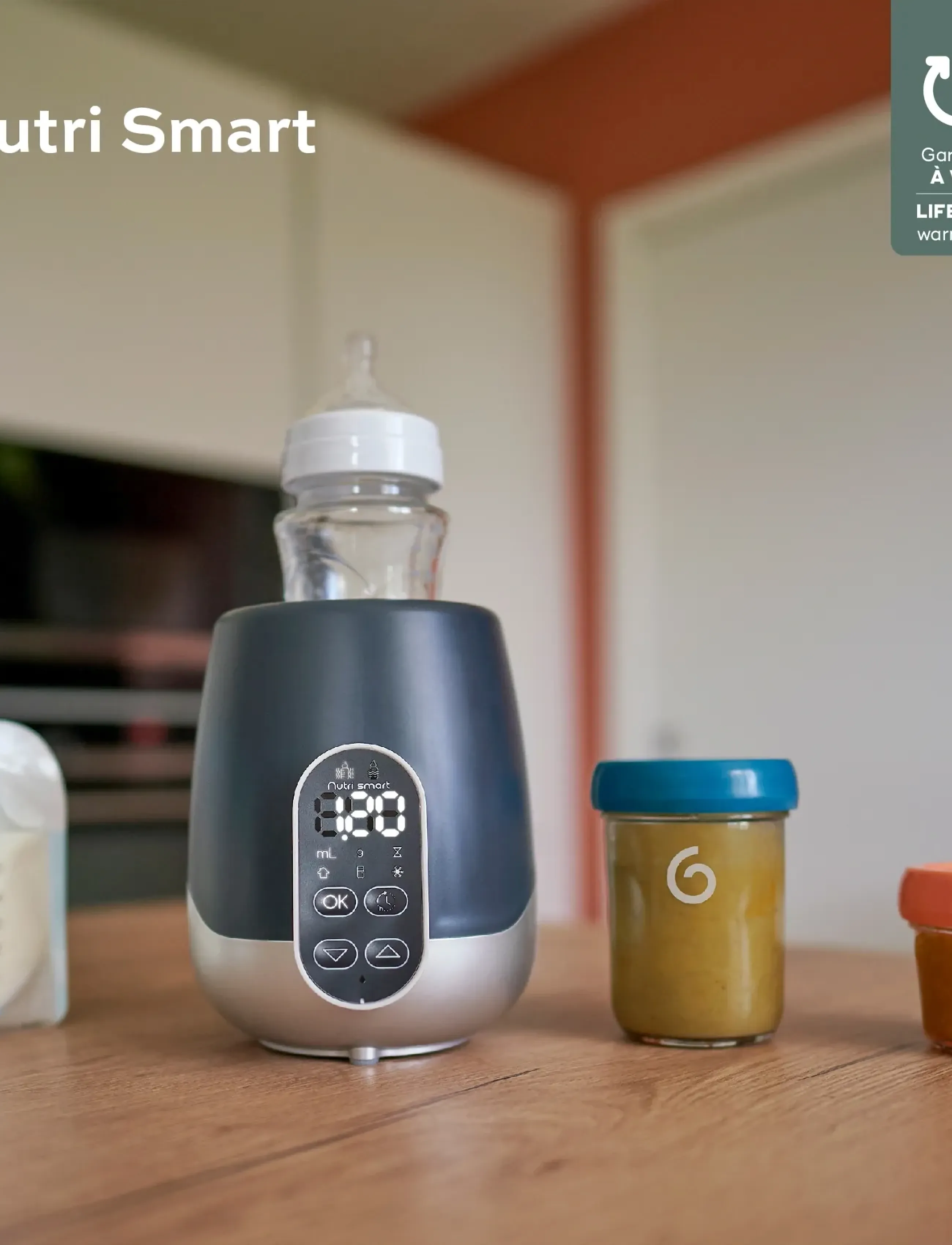BabyMoov Nutri Smart, One Size, Baby Feeding, Marineblau - Sterilization & Heating, Kinder