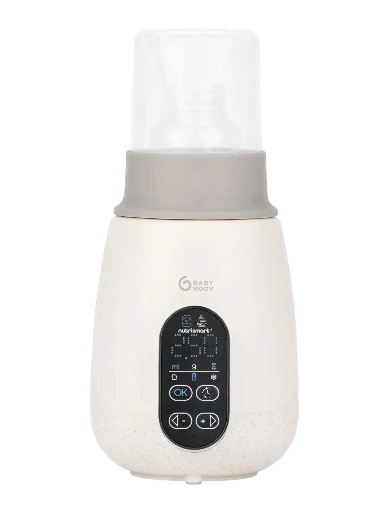 BabyMoov Nutrismart+ Bottlewarmer and steriliser - Babyprodukter - MINERAL BEIGE / beige