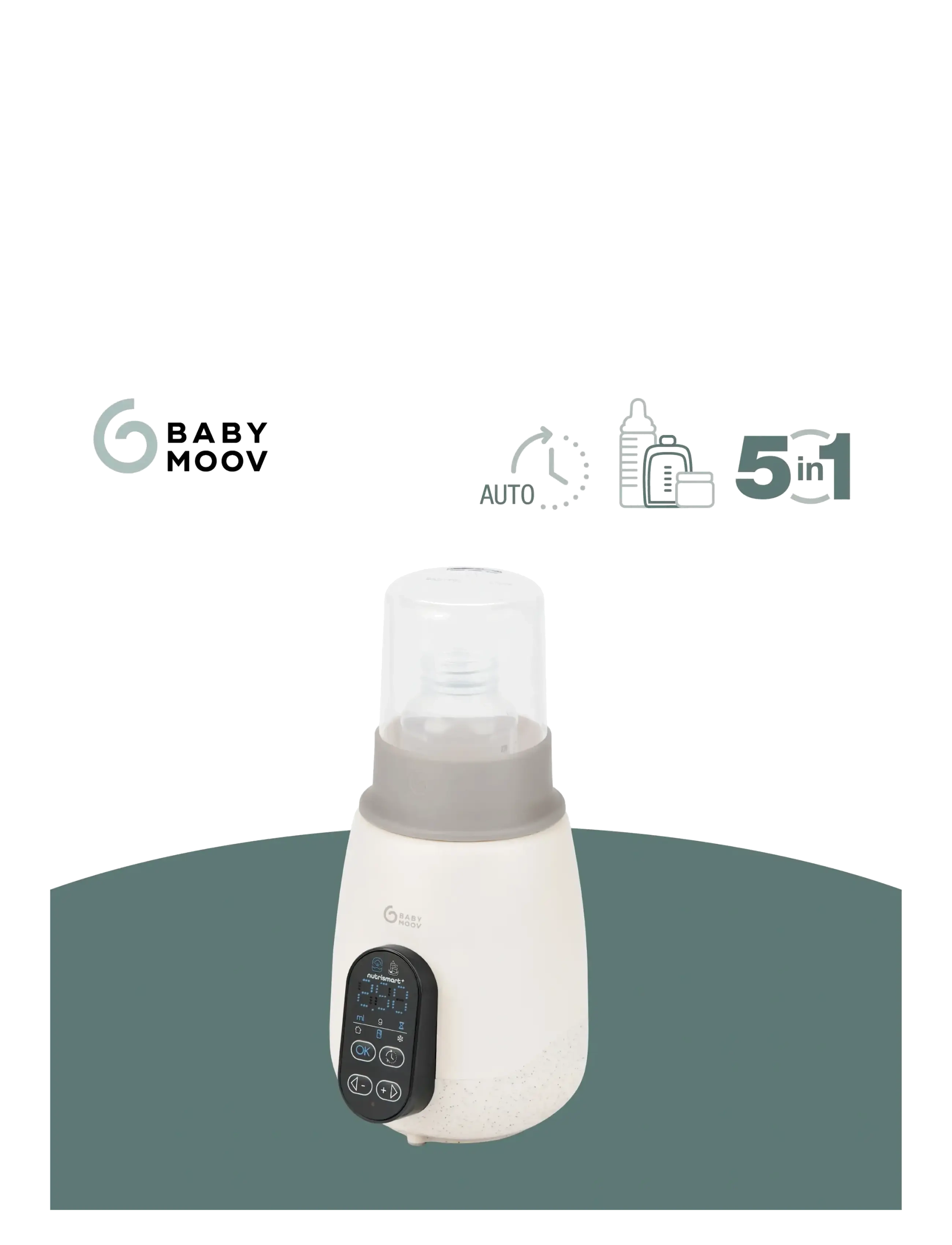 BabyMoov - Nutrismart+ Bottlewarmer and steriliser - füttern - mineral beige - 3