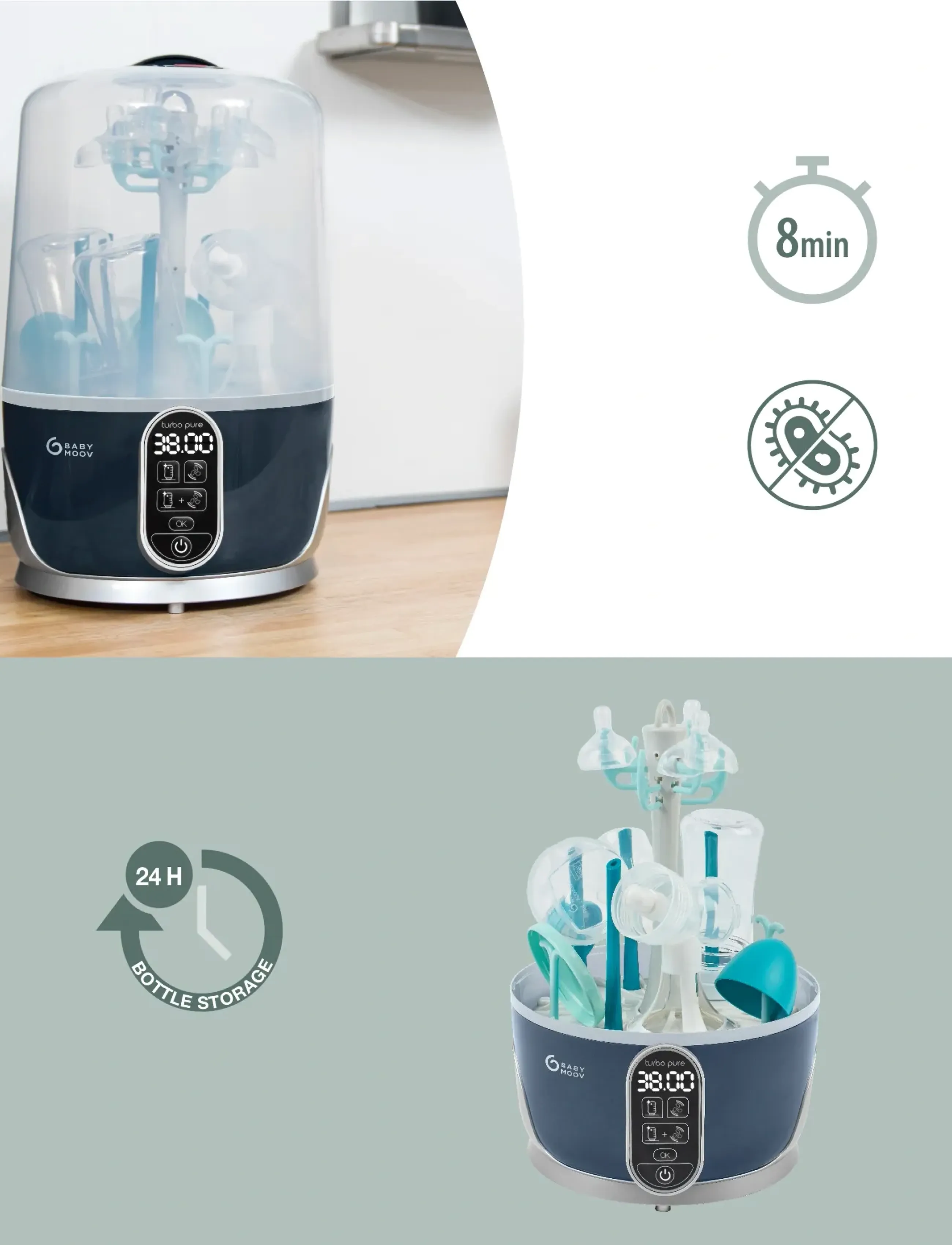 BabyMoov - TURBO PURE - feeding - blue - 3