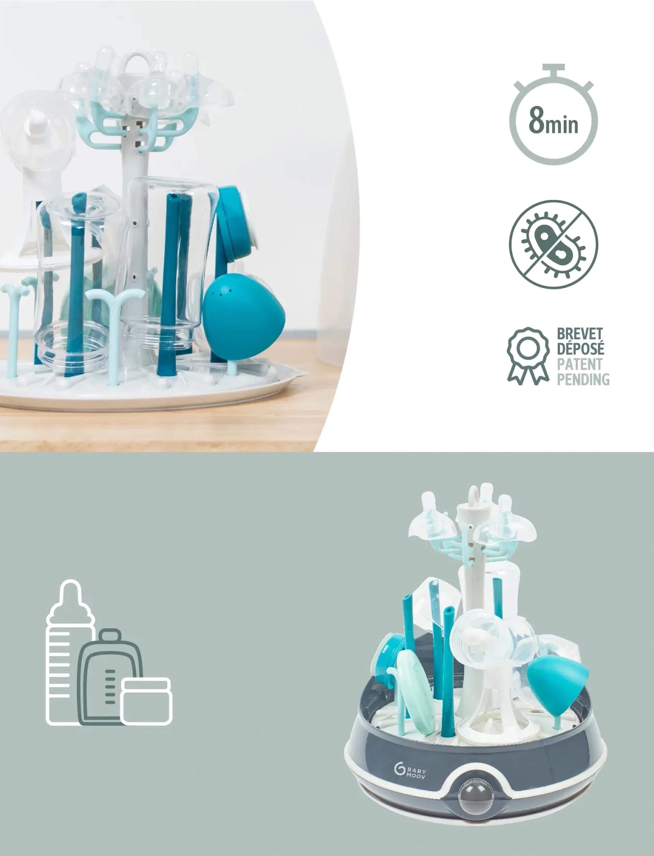 BabyMoov - TURBO STEAM+ - füttern - blue - 4
