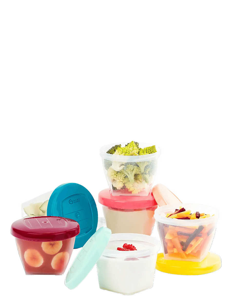 BabyMoov - BABYBOLS 6 x 180 ML - opbevaringsbøtter til babymad - multi - 2