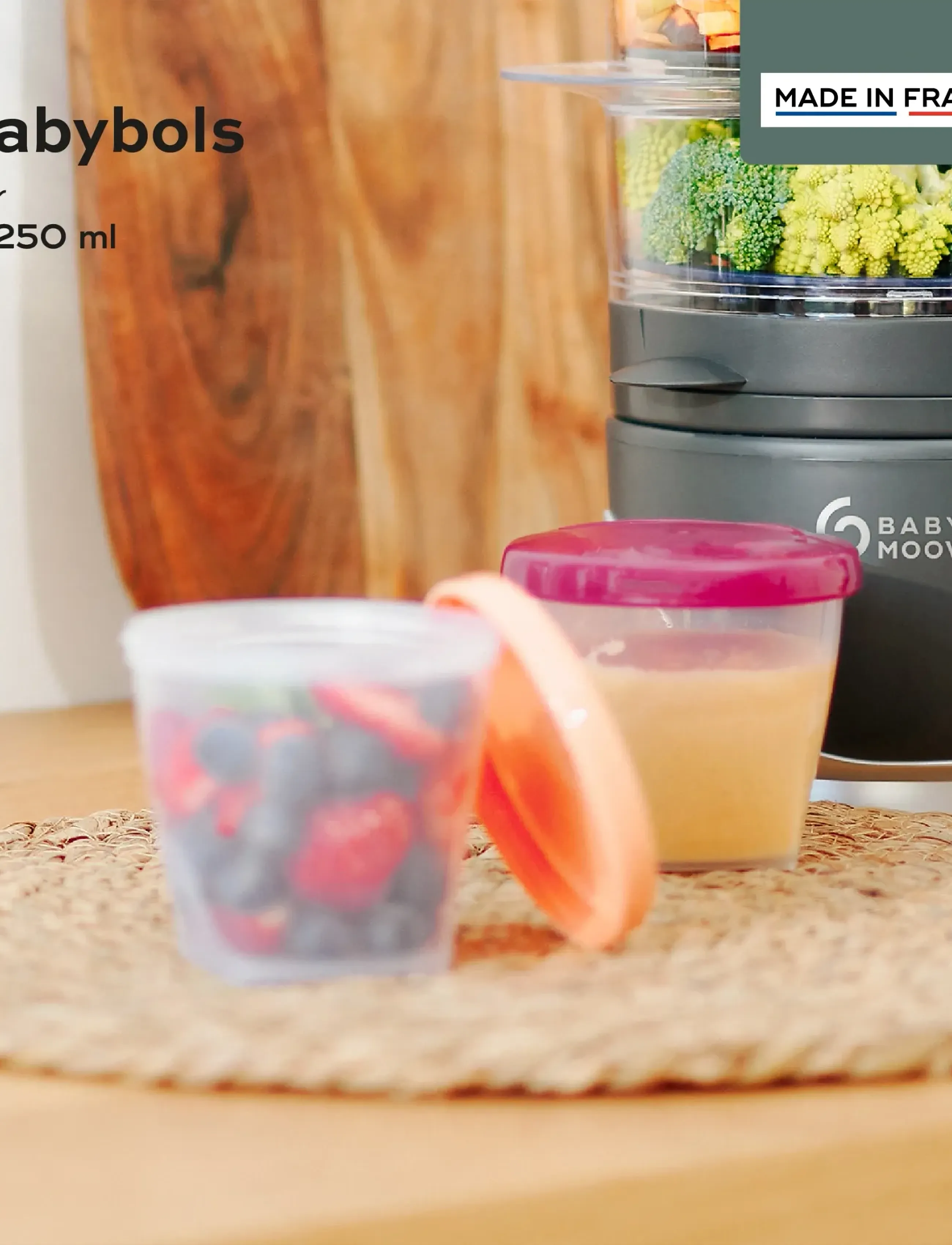 BabyMoov Babybols 6 X 250 ml, 6X 250ml, Multi/patterned, Baby Feeding > Baby Food Containers, Børn