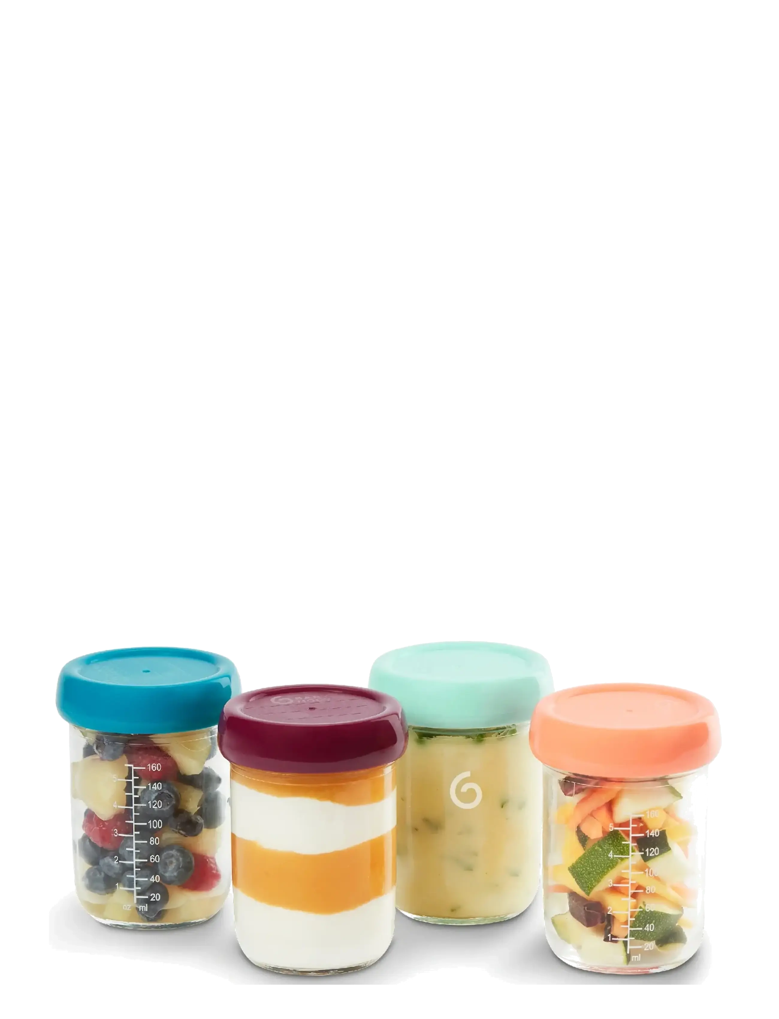BabyMoov GLASS BABYBOLS MULTISET - Matartími - MULTI / green