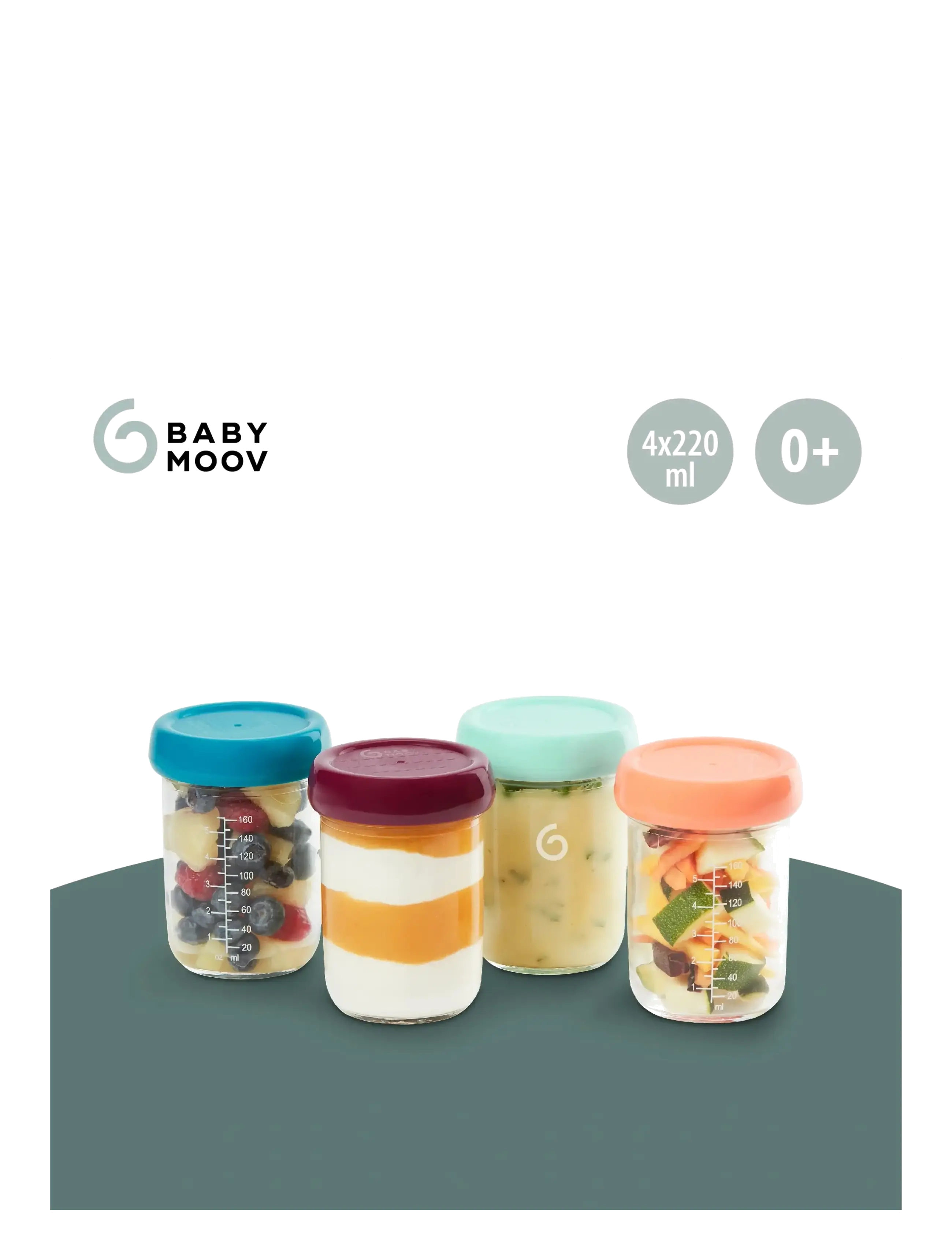 BabyMoov - GLASS BABYBOLS MULTISET - contenants de nourriture pour bébé - multi - 2
