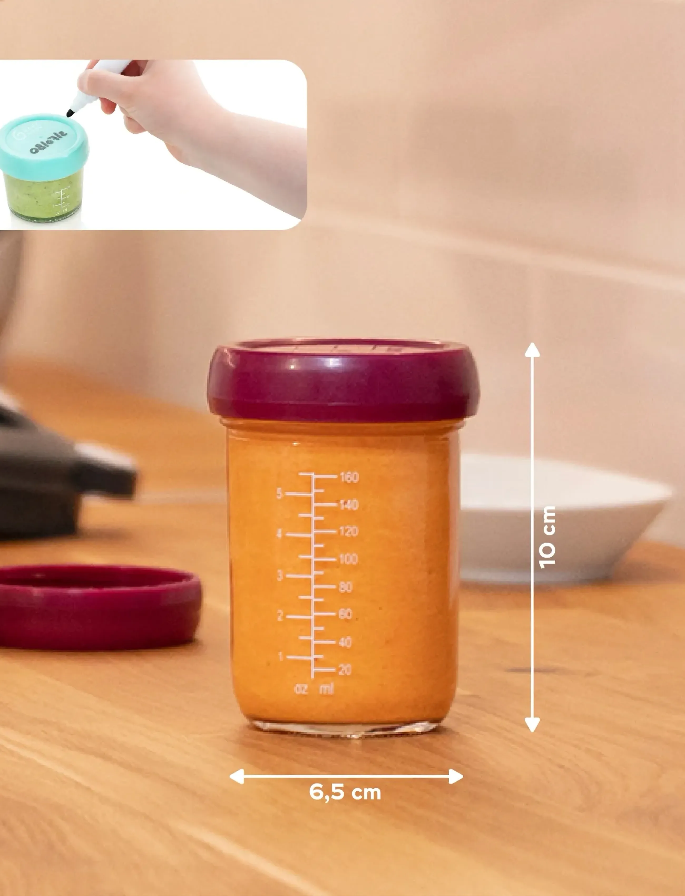 BabyMoov - GLASS BABYBOLS MULTISET - contenants de nourriture pour bébé - multi - 5
