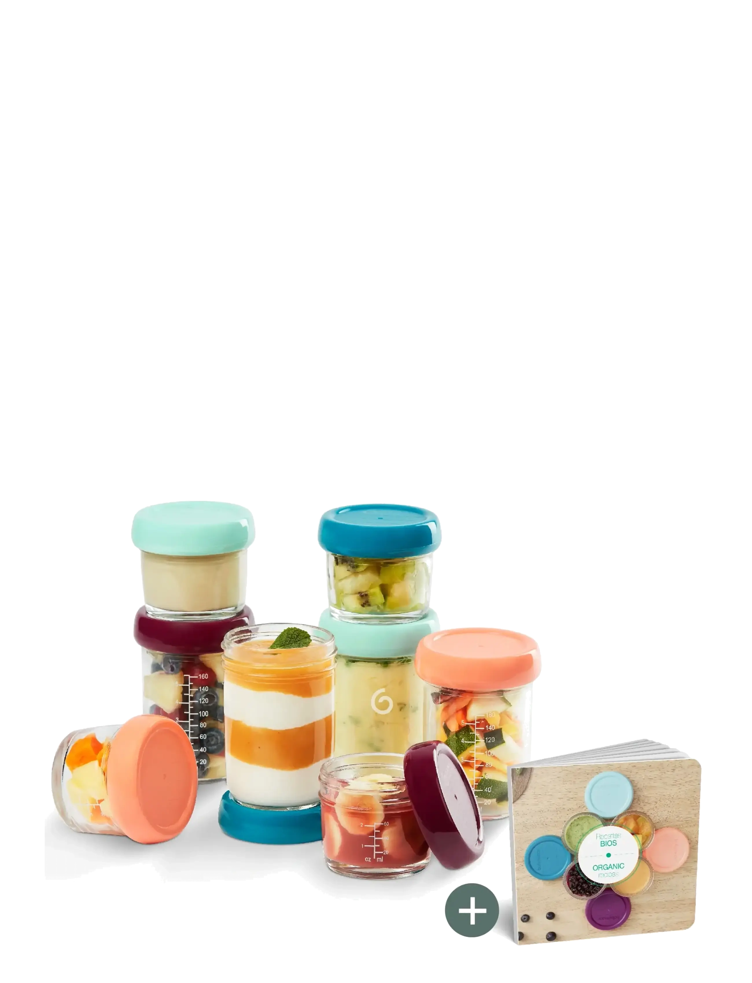 BabyMoov GLASS BABYBOLS 4 x 220 ML - BabyMoov - MULTI / multi