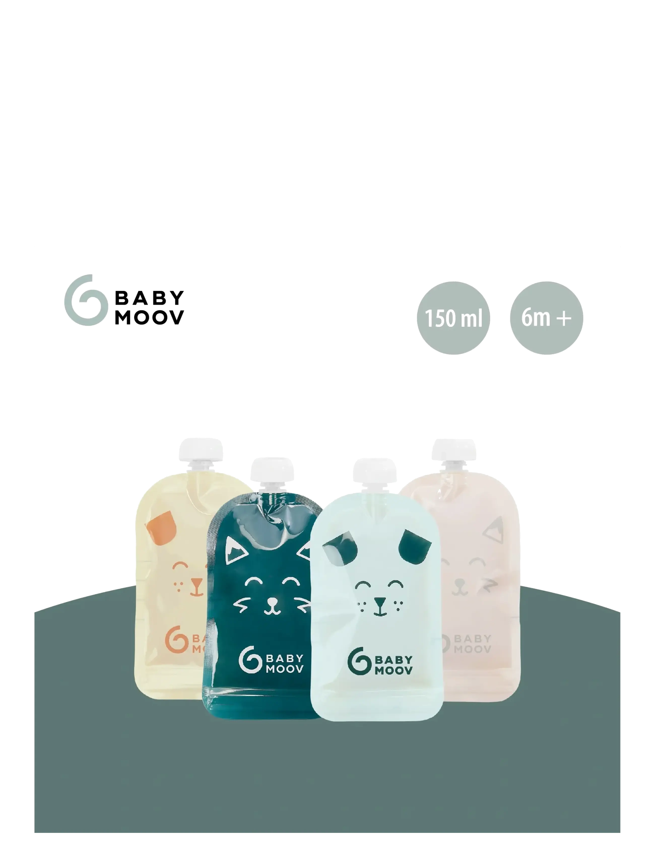 BabyMoov - ISY'POUCHES - matpåsar - multi - 2