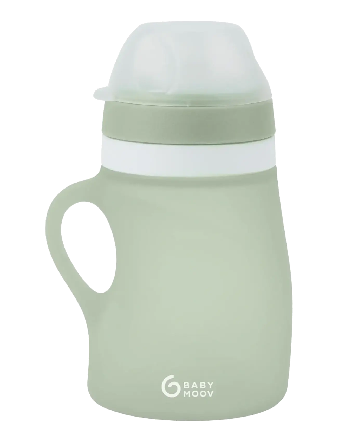 BabyMoov Silicone Water bottle - Füttern - GREEN / green