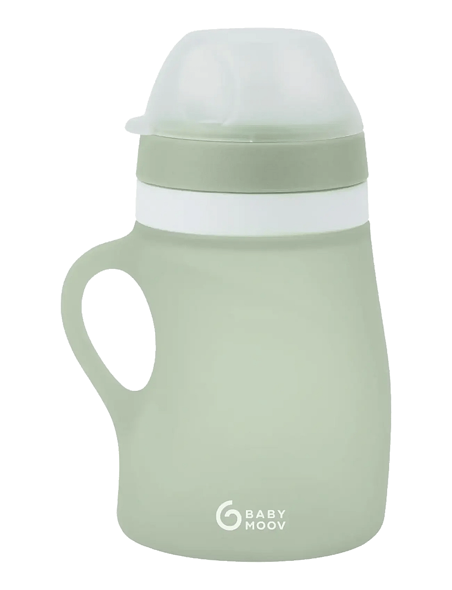 BabyMoov - Silicone Water bottle - beebipudelid - green - 1