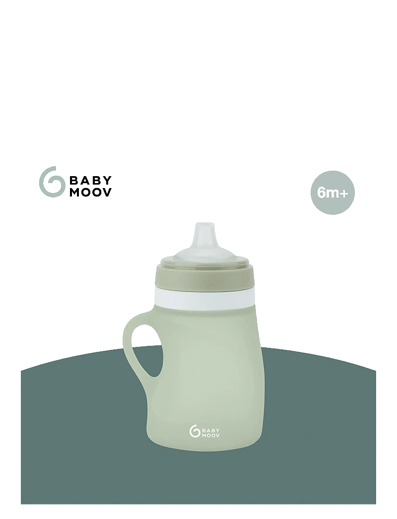 BabyMoov - Silicone Water bottle - babyflaschen - green - 2