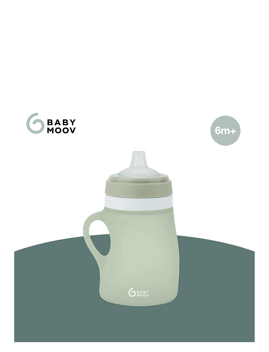 BabyMoov - Silicone Water bottle - beebipudelid - green - 2