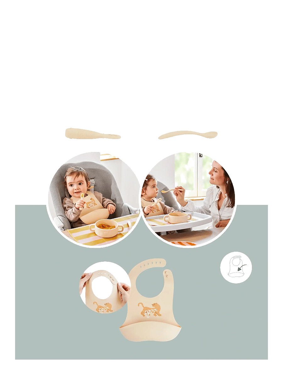BabyMoov - Baby First Meal set Mini Roar - pink - 3