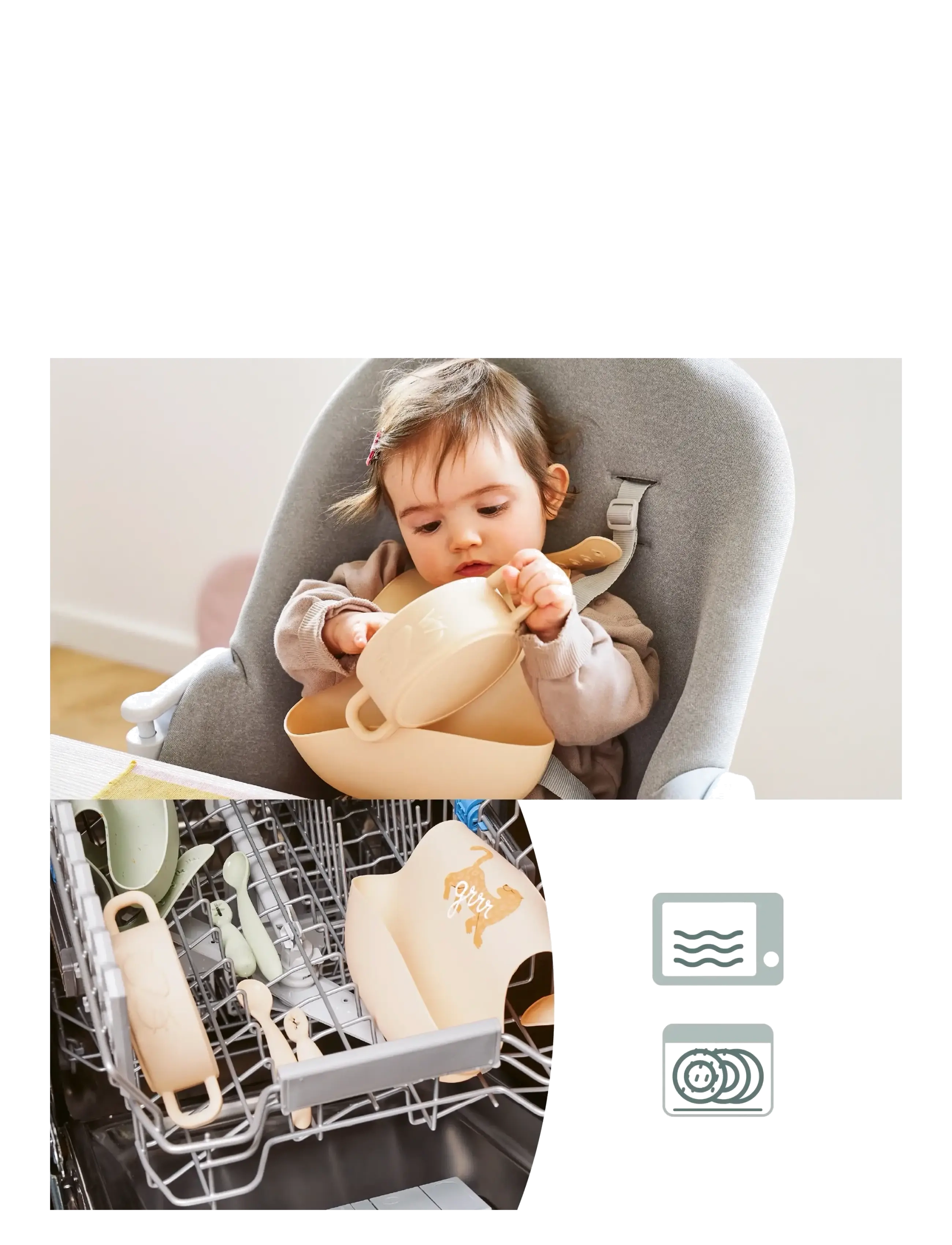 BabyMoov - Baby First Meal set Mini Roar - pink - 4
