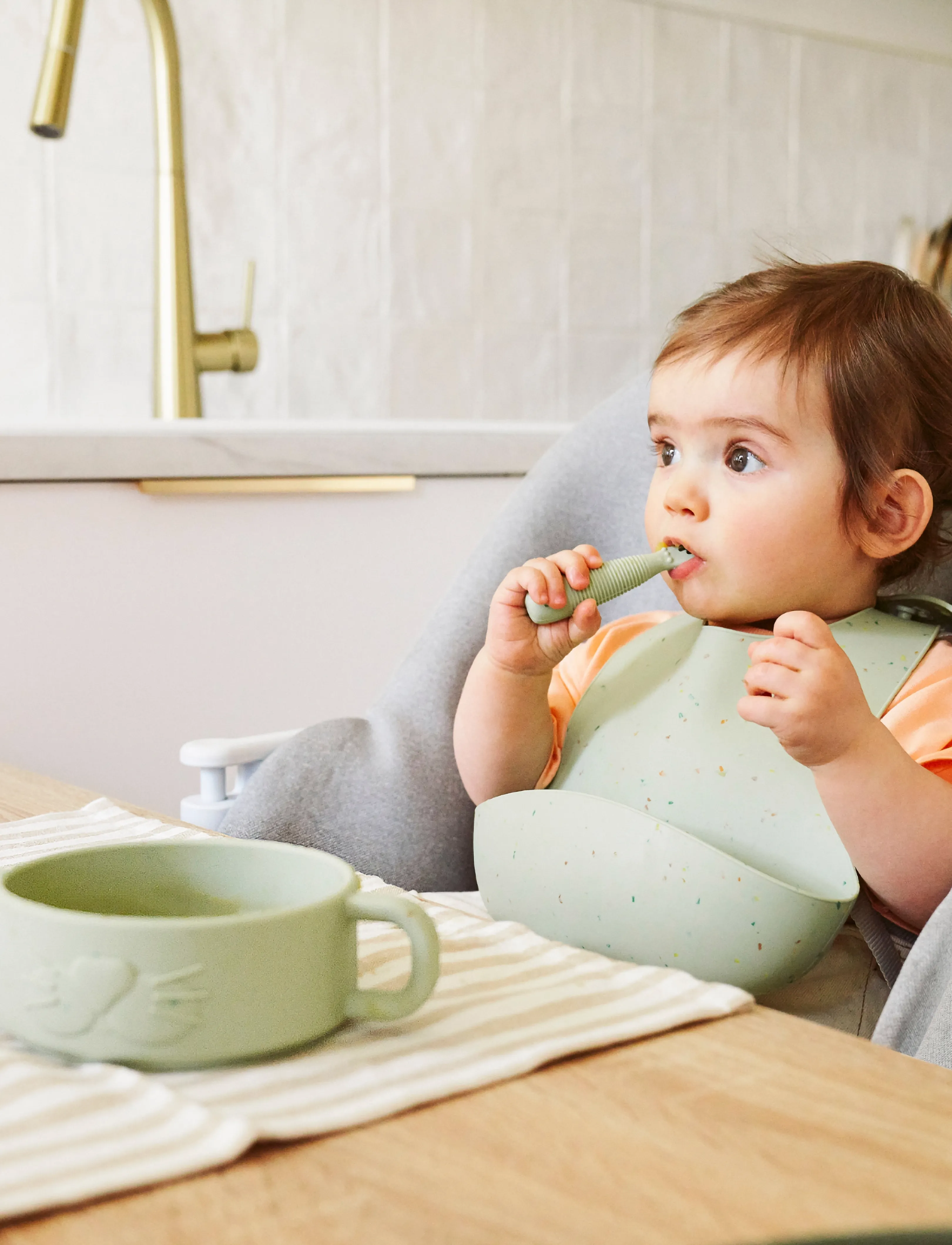 BabyMoov - Baby First Meal set Mini Arty - green - 5