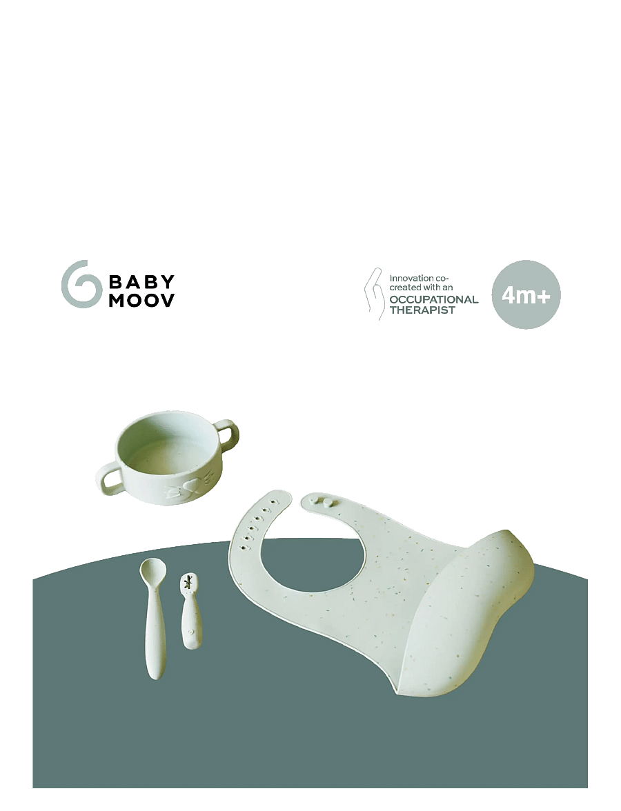 BabyMoov - Baby First Meal set Mini Arty - essgeschirr - green - 3