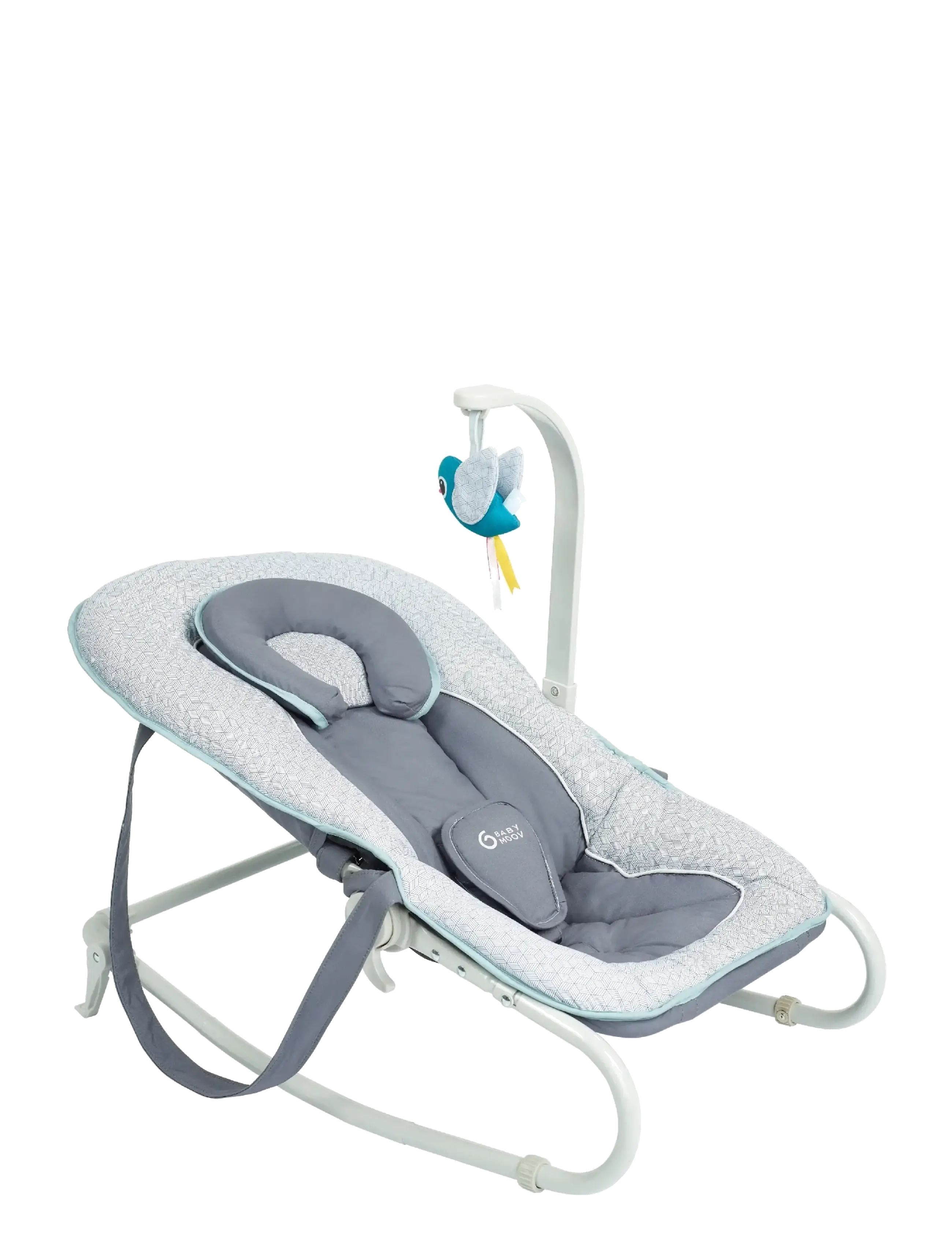 BabyMoov GRAPHIK BOUNCER BLUE - Inspiration - BLUE / grey