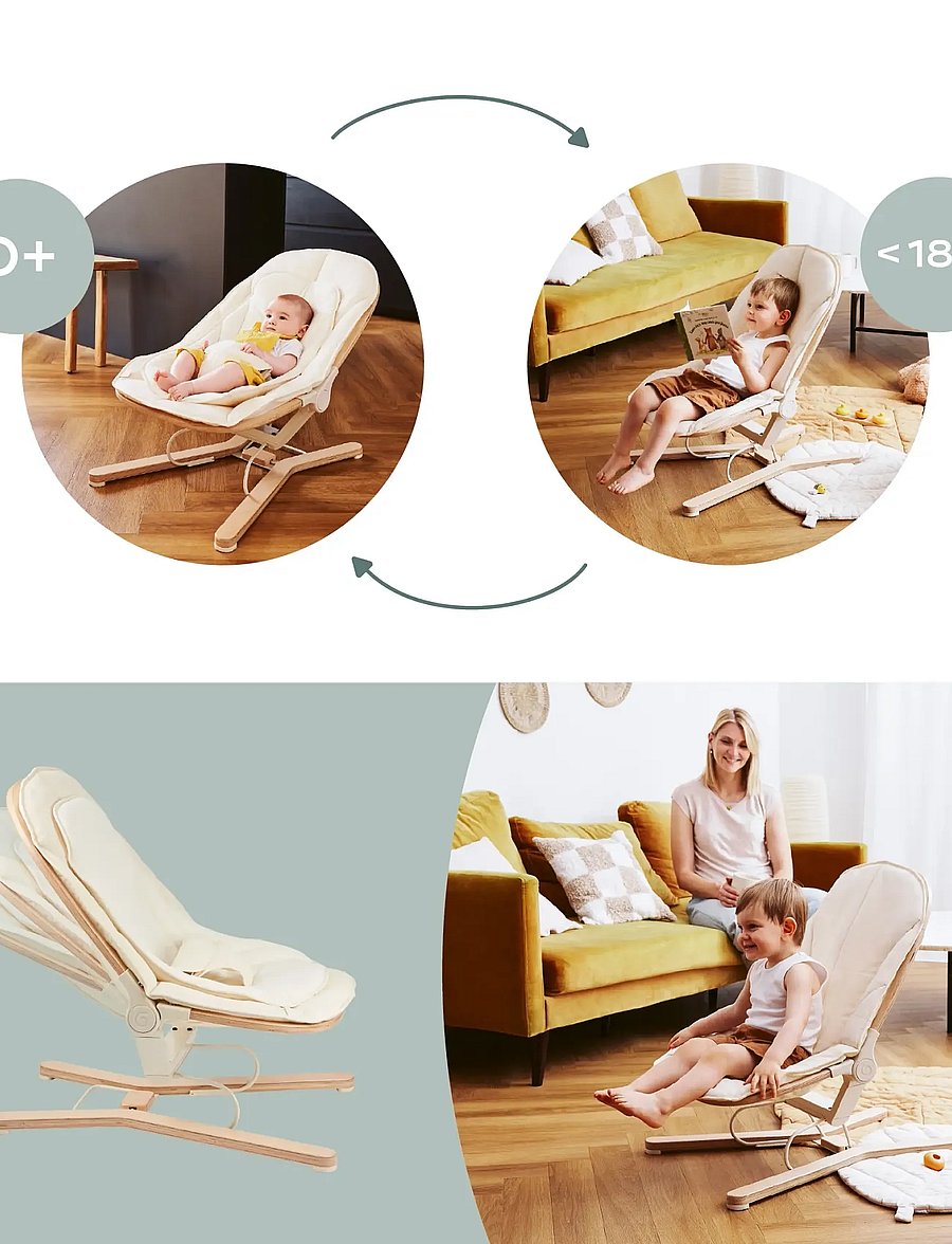 BabyMoov - Swoon Flow Bouncer - babysitters - white - 4