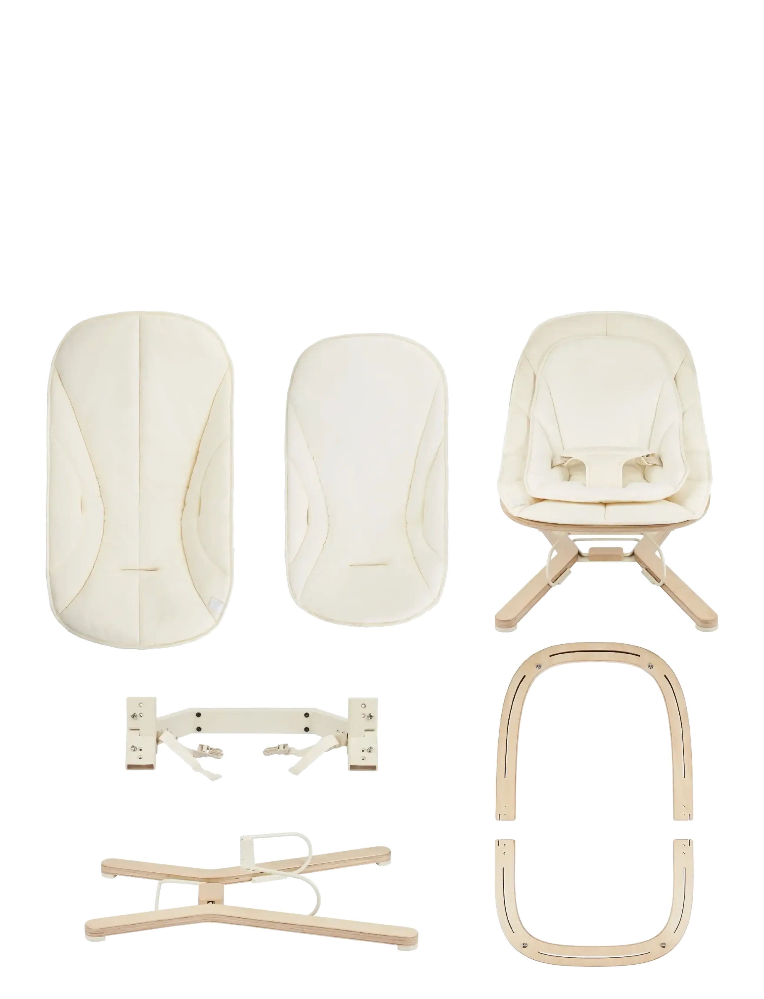 BabyMoov - Swoon Flow Bouncer - babysitters - white - 3