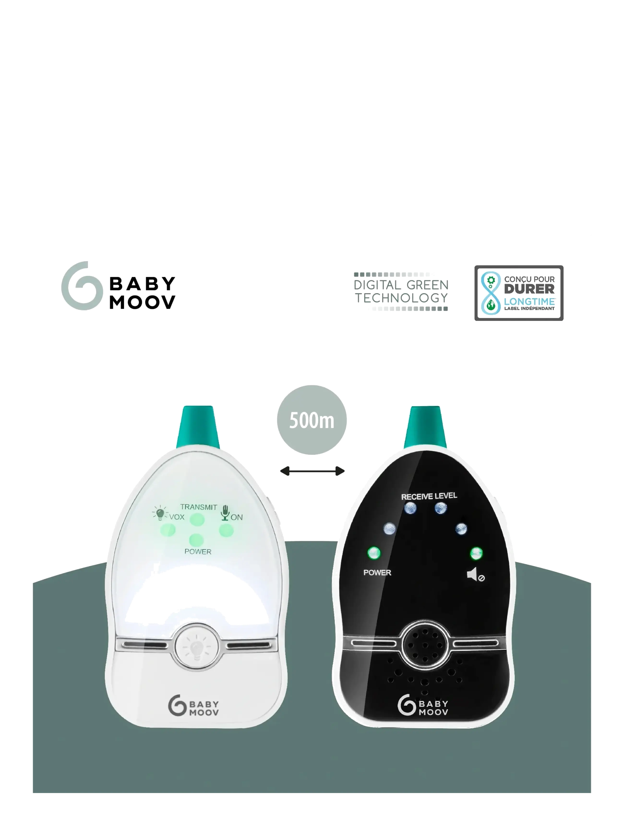 BabyMoov - EASY CARE - babyphone - white - 2